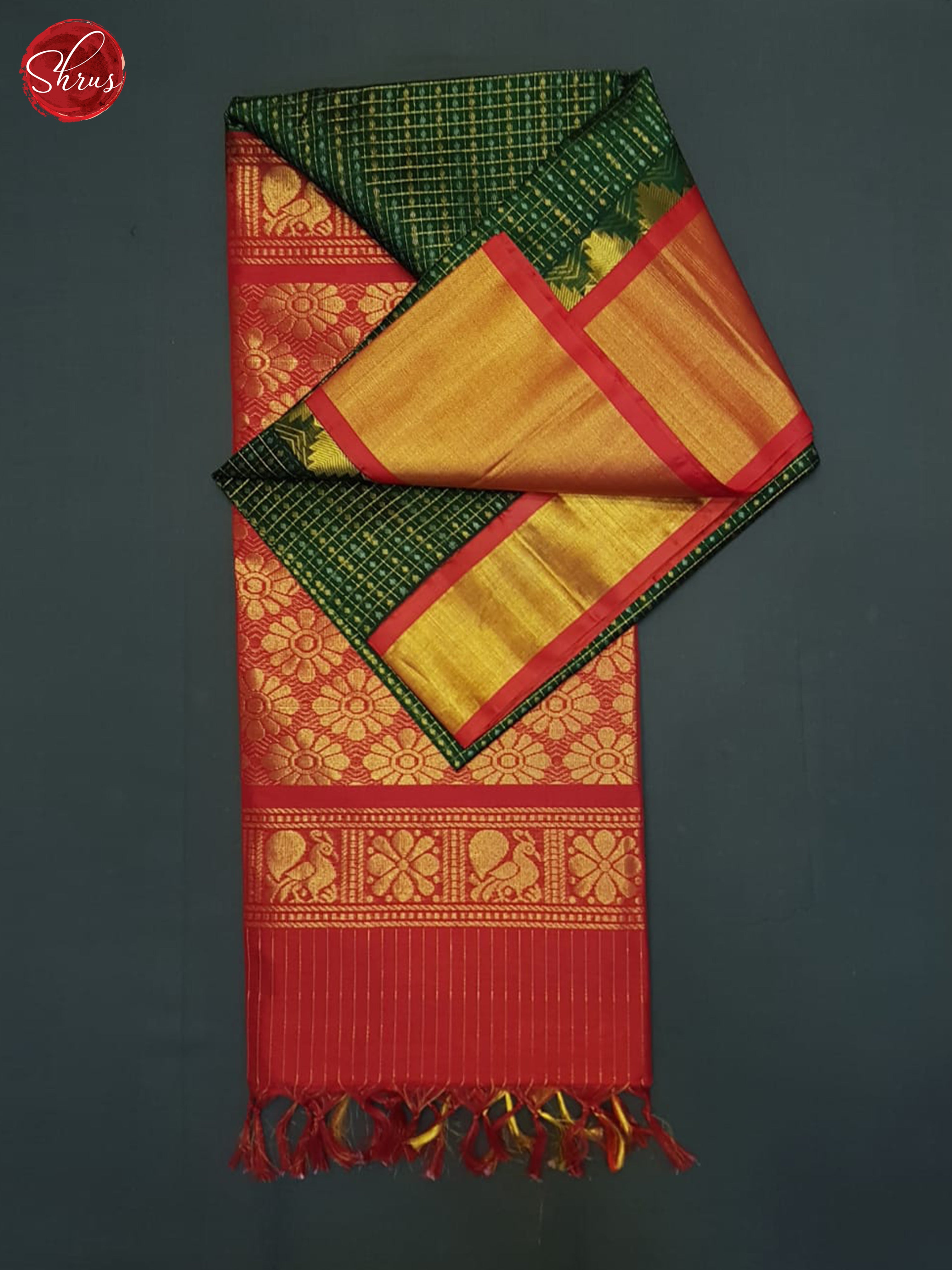 CCS30088 - Silk Cotton Saree - Shop on ShrusEternity.com
