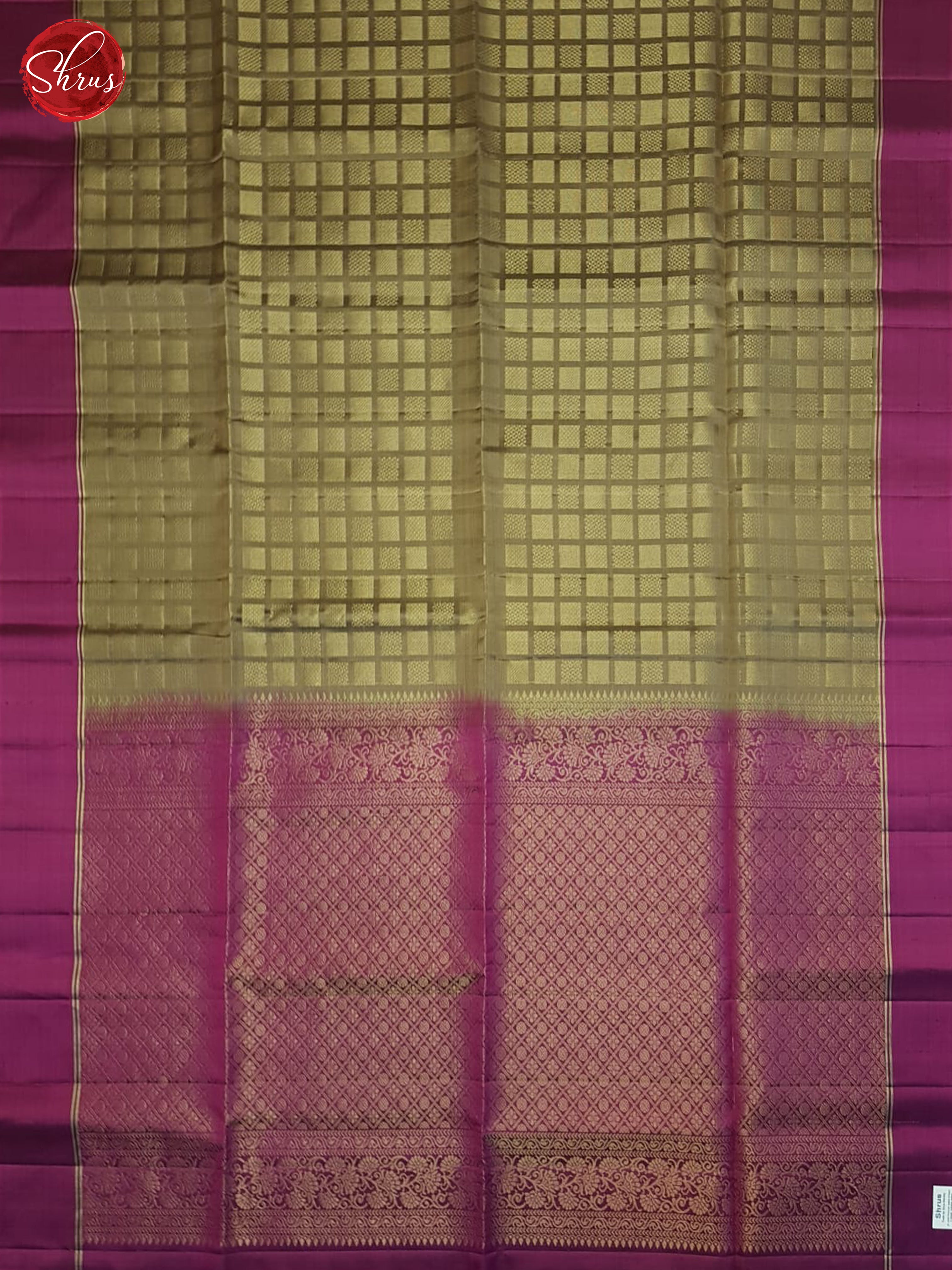 Grey And Purple- Soft Silk Saree - Shop on ShrusEternity.com