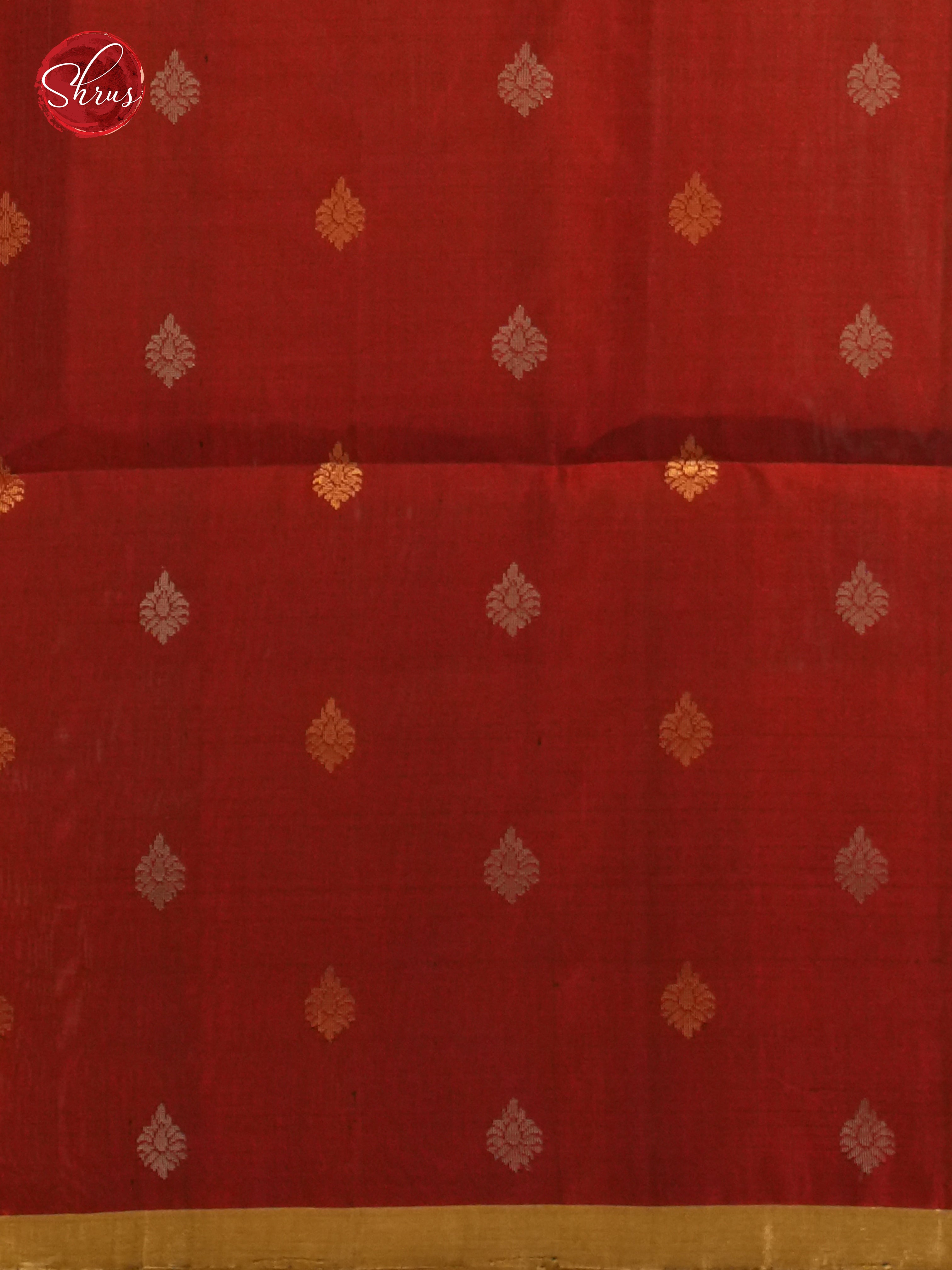 Blue And Arakku Maroon- Soft Silk Saree - Shop on ShrusEternity.com