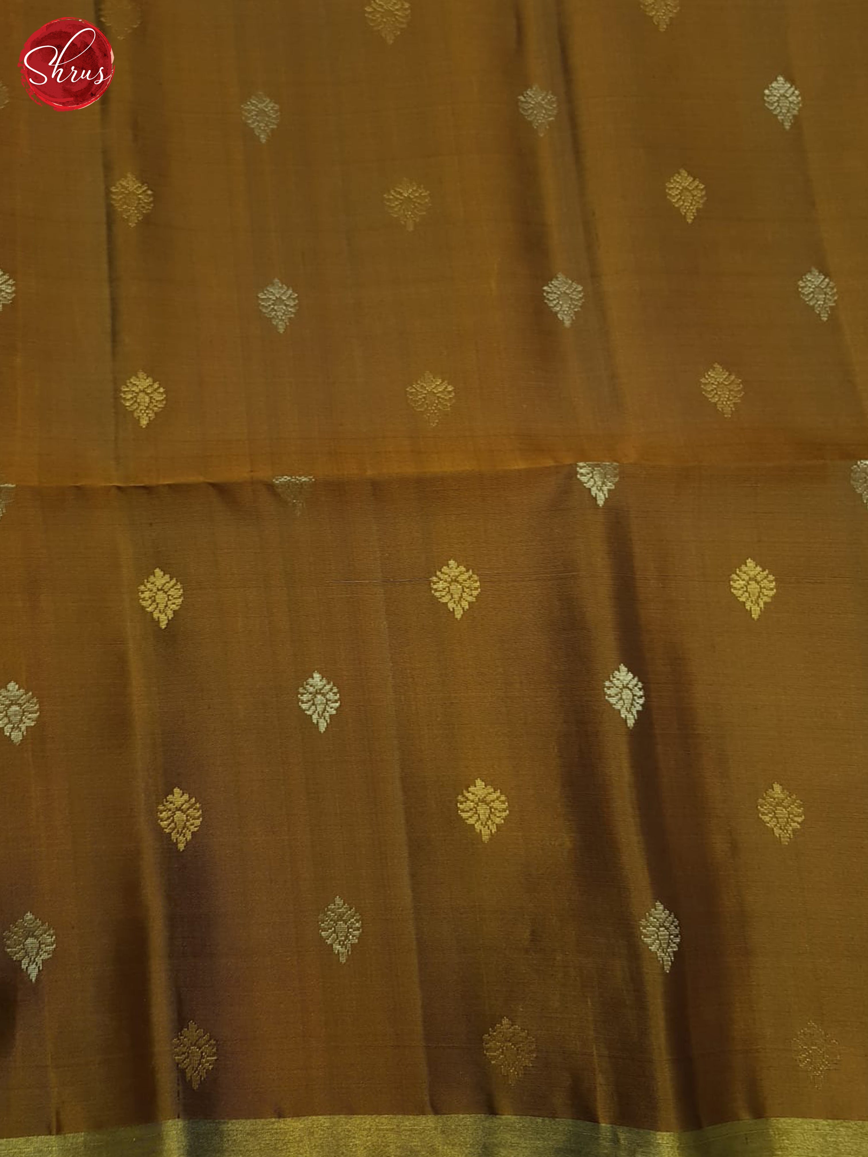 Purple And Golden Mustard- Soft Silk Saree - Shop on ShrusEternity.com