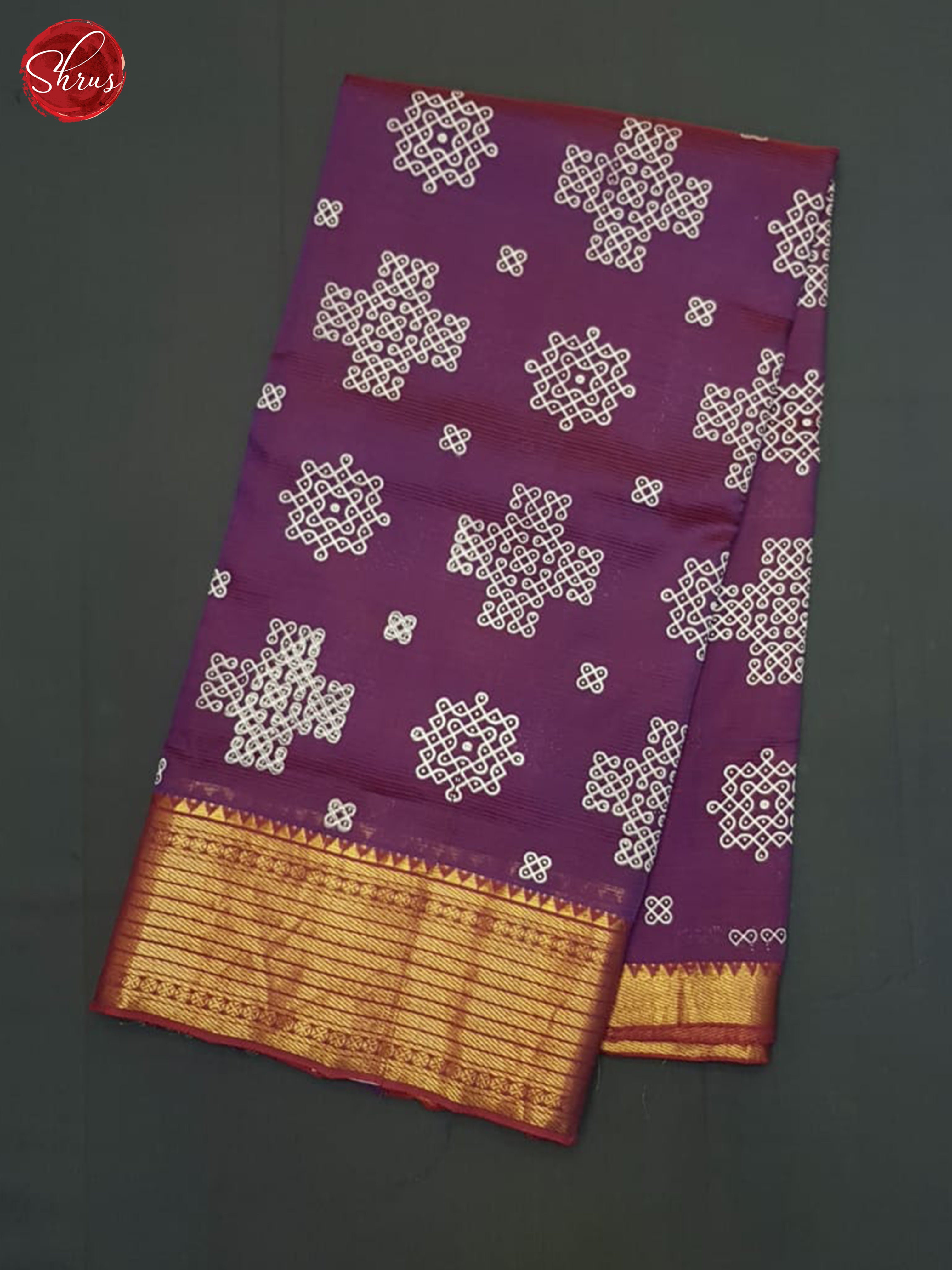 CDS02003 - Mangalagiri silkcotton Saree - Shop on ShrusEternity.com
