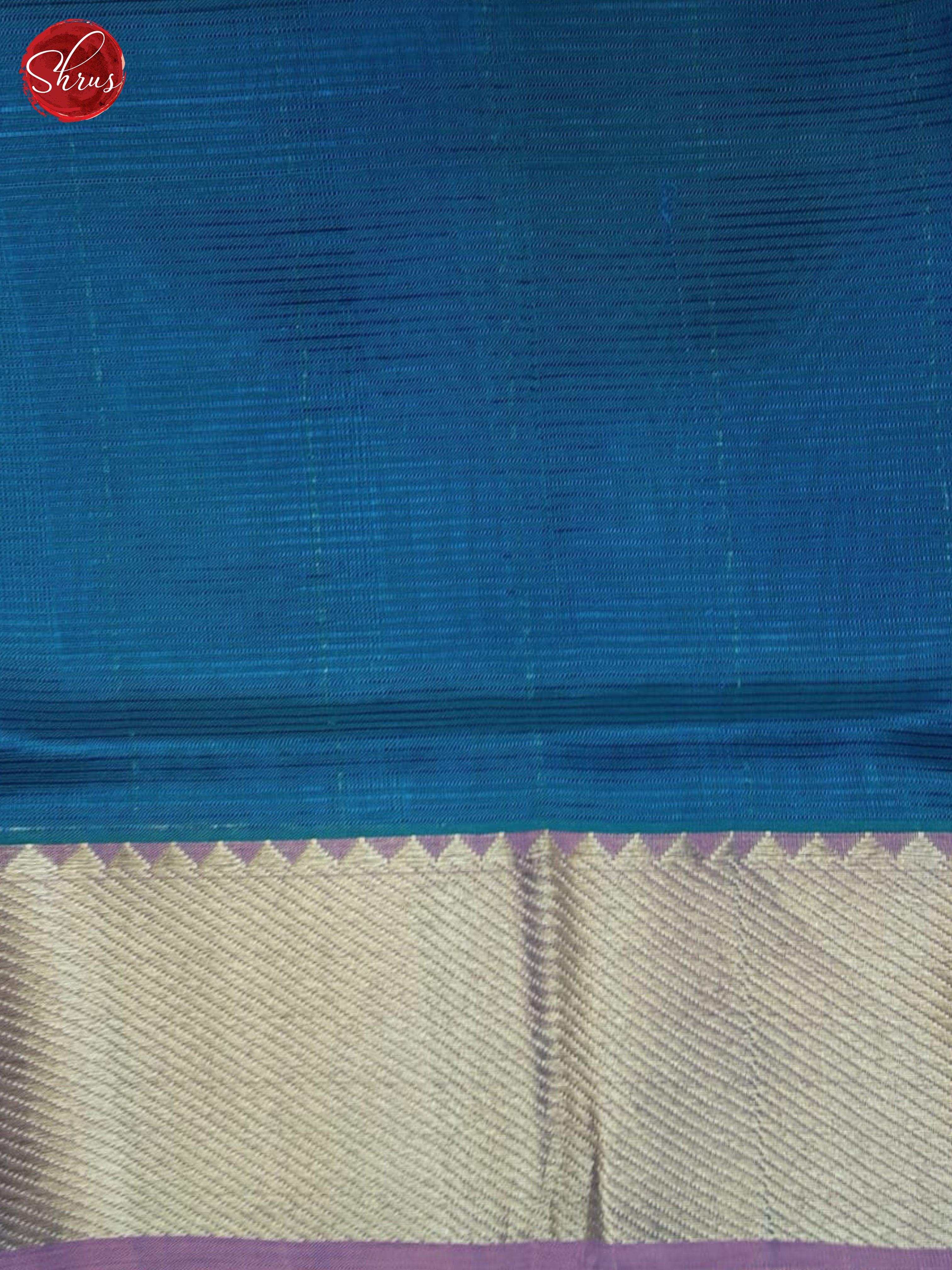 Blue & Purple - Mangalagiri silkcotton Saree - Shop on ShrusEternity.com