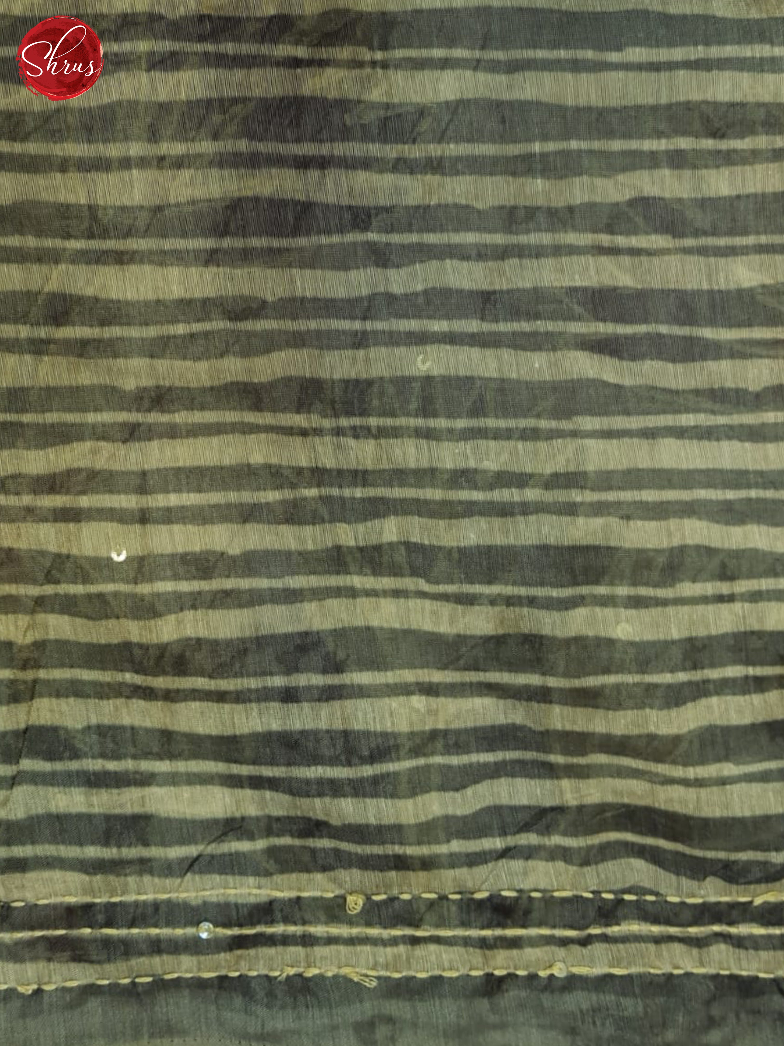 Grey- Semi Kantha Saree - Shop on ShrusEternity.com