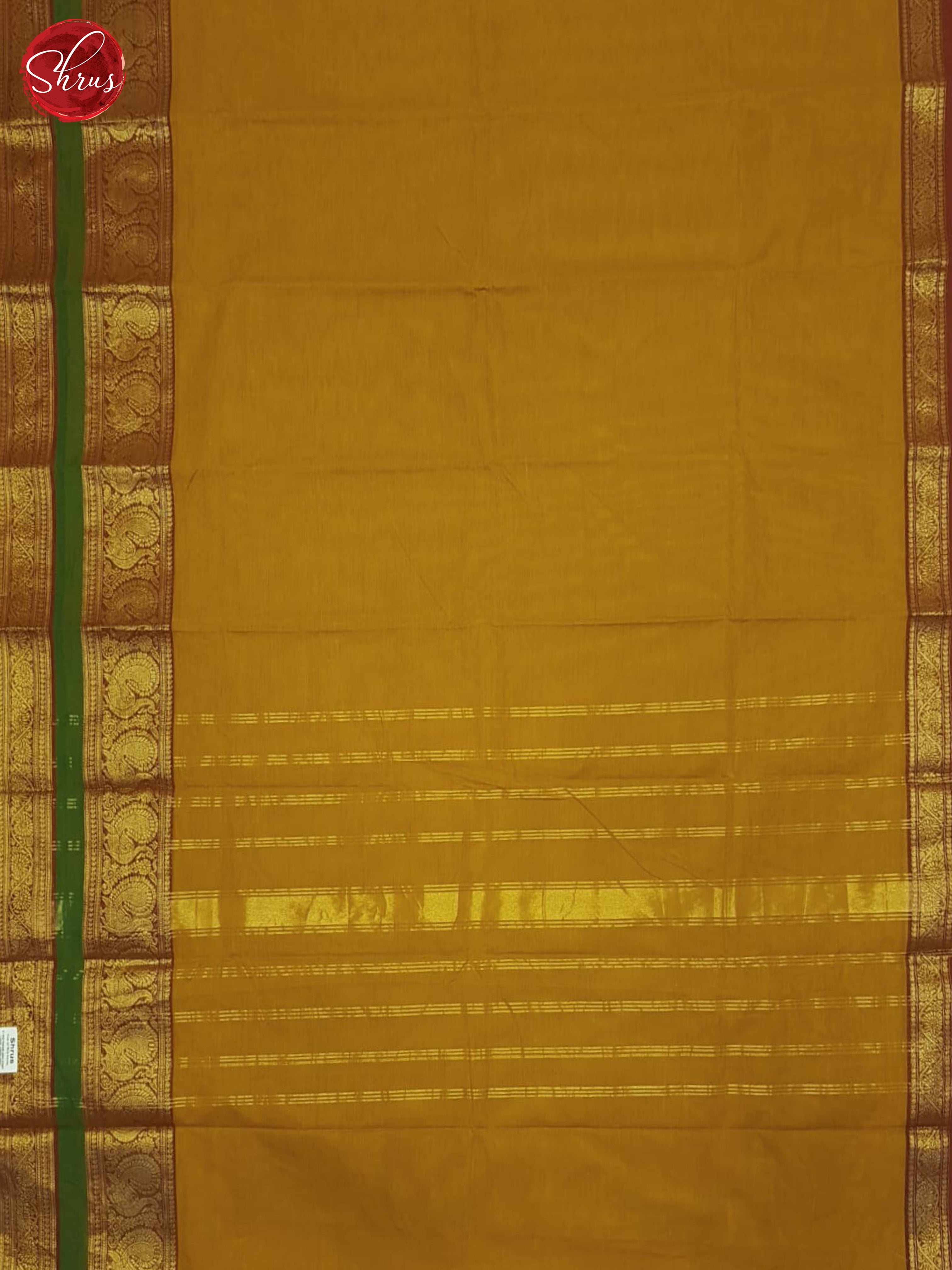 Brown & Green - Chettinad Cotton Saree - Shop on ShrusEternity.com