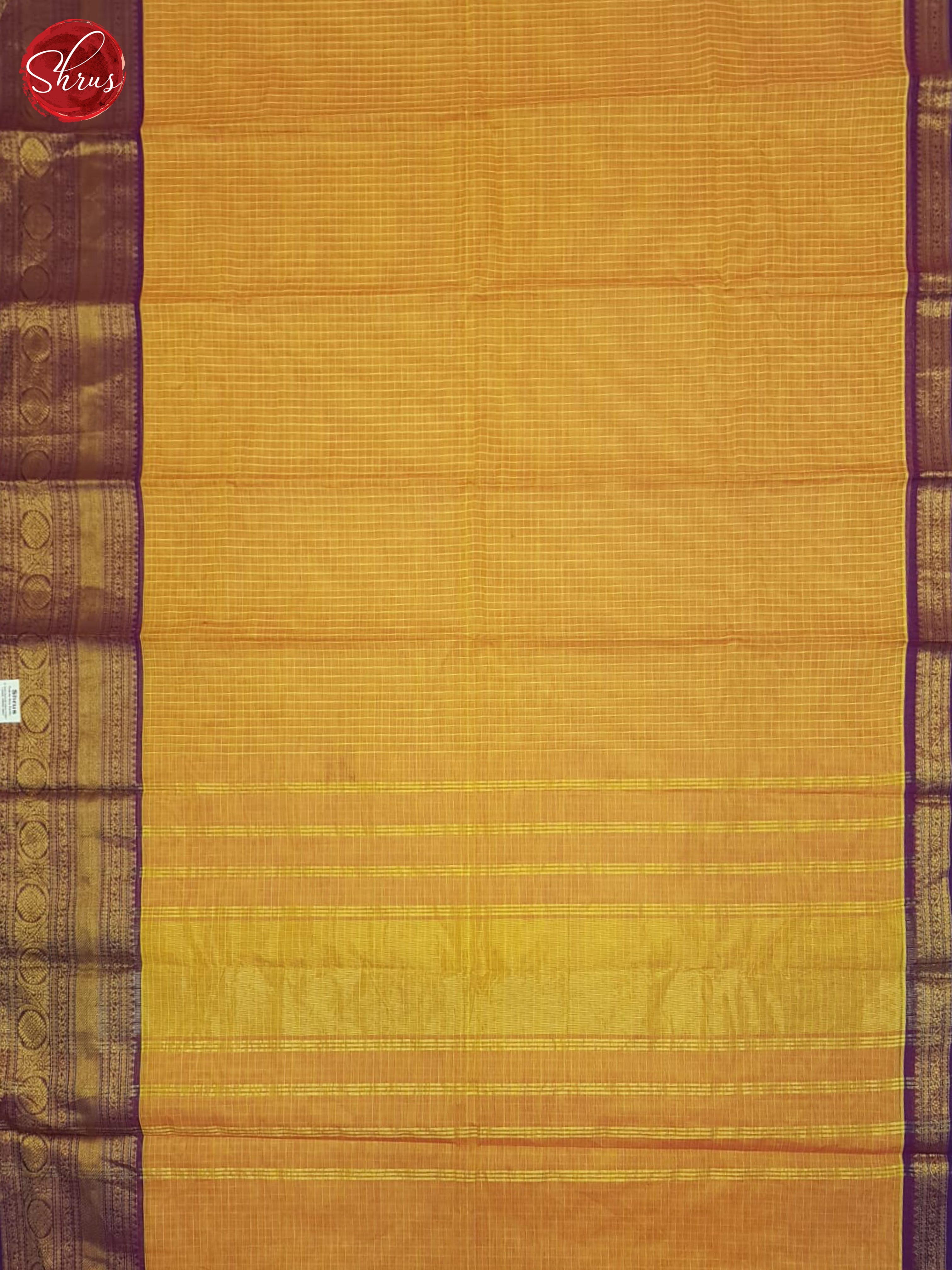 Orange & Purple - Chettinad Cotton Saree - Shop on ShrusEternity.com