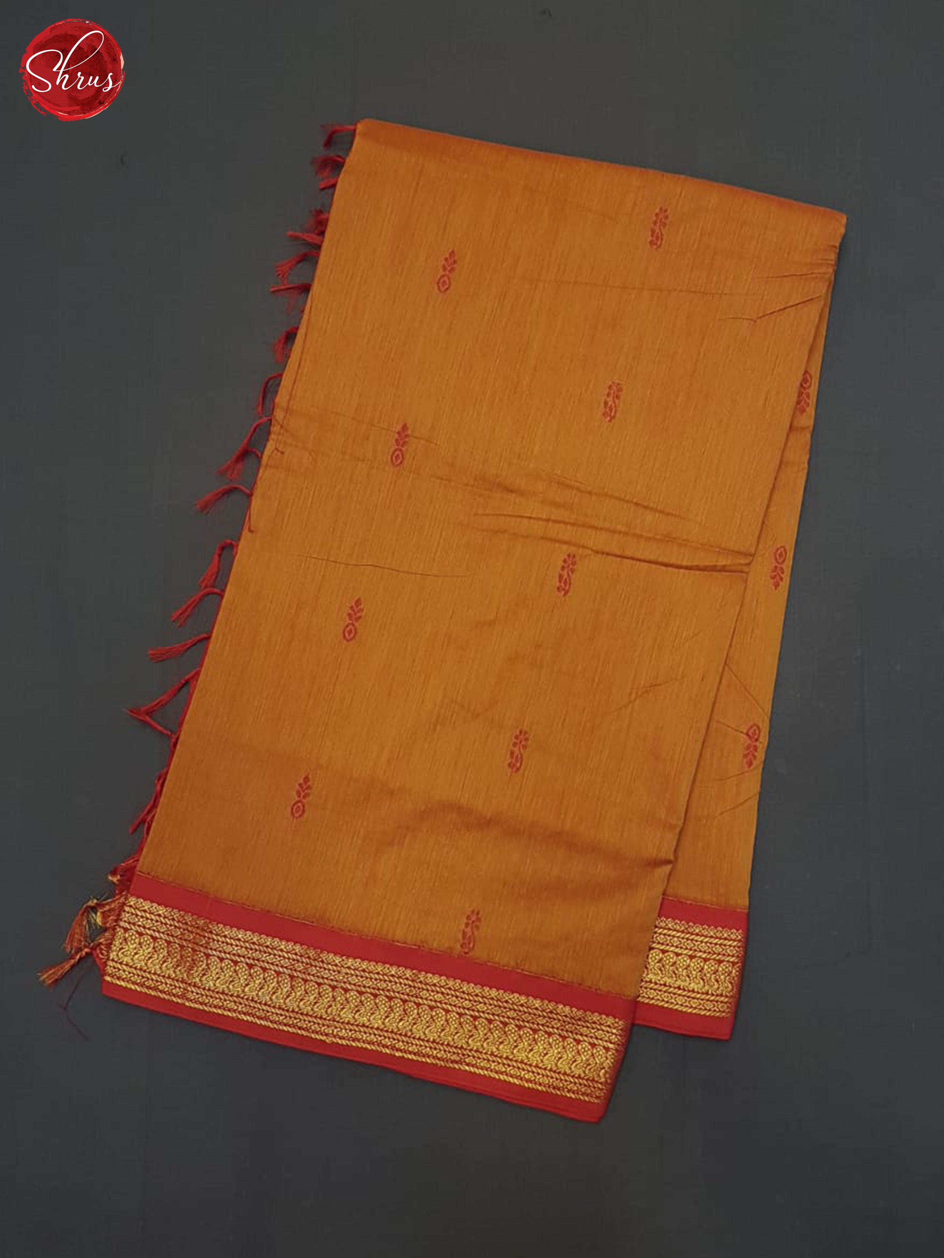 Brick & Red - Kalyani Cotton Saree - Shop on ShrusEternity.com