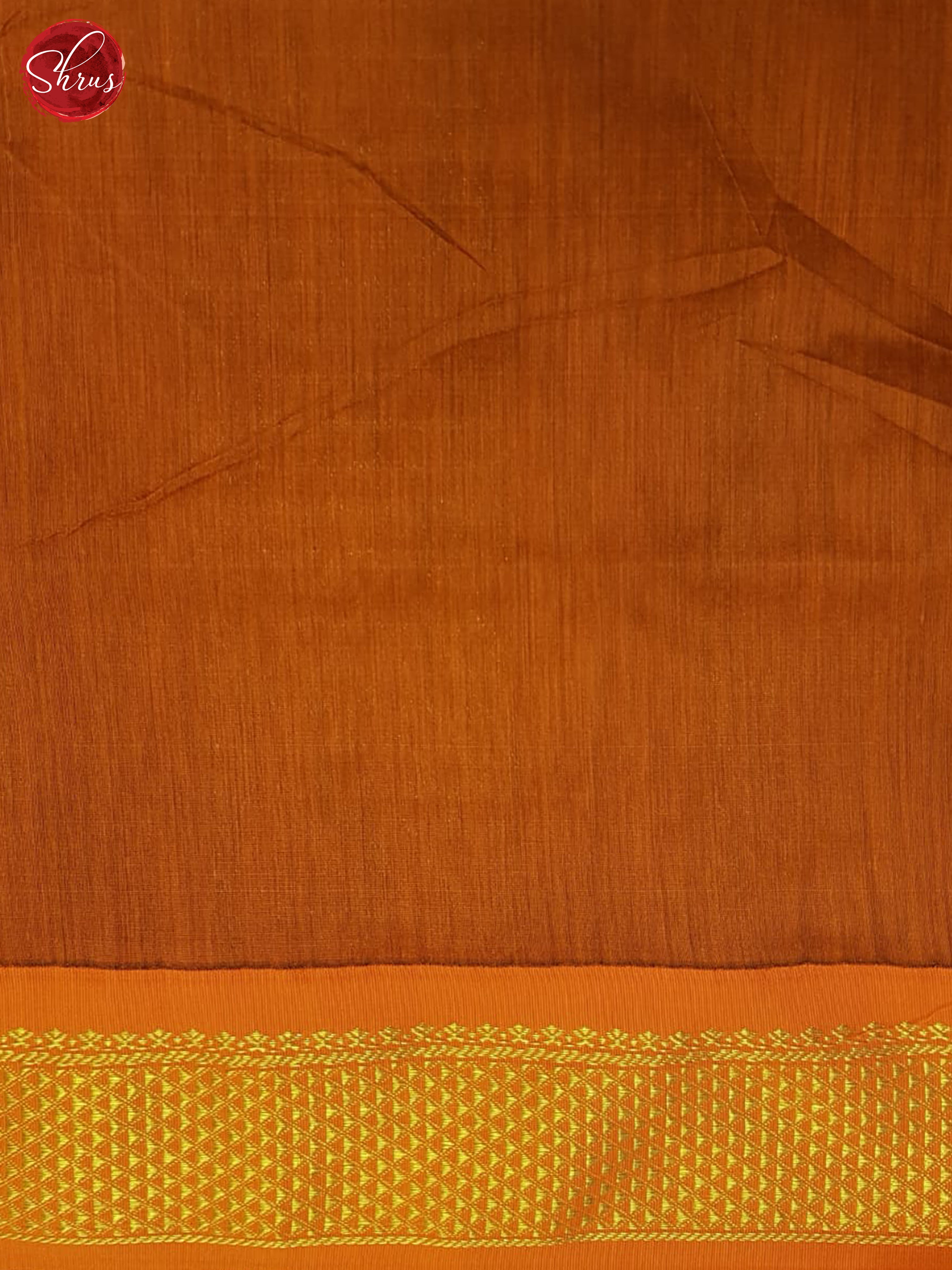 Blue & Orange - Kalyani Cotton Saree - Shop on ShrusEternity.com