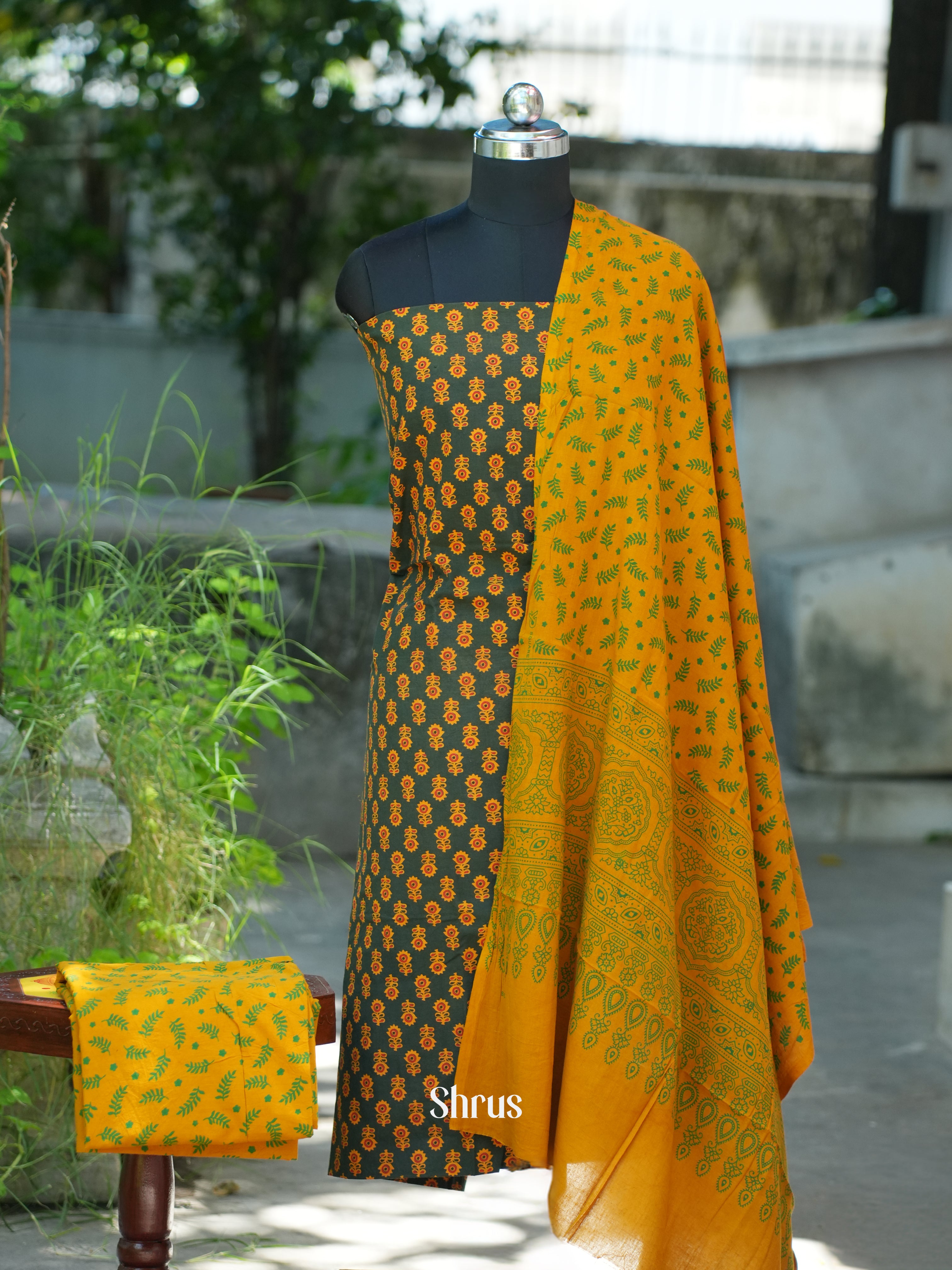CDS03209 - Ajrakh Salwar - Shop on ShrusEternity.com