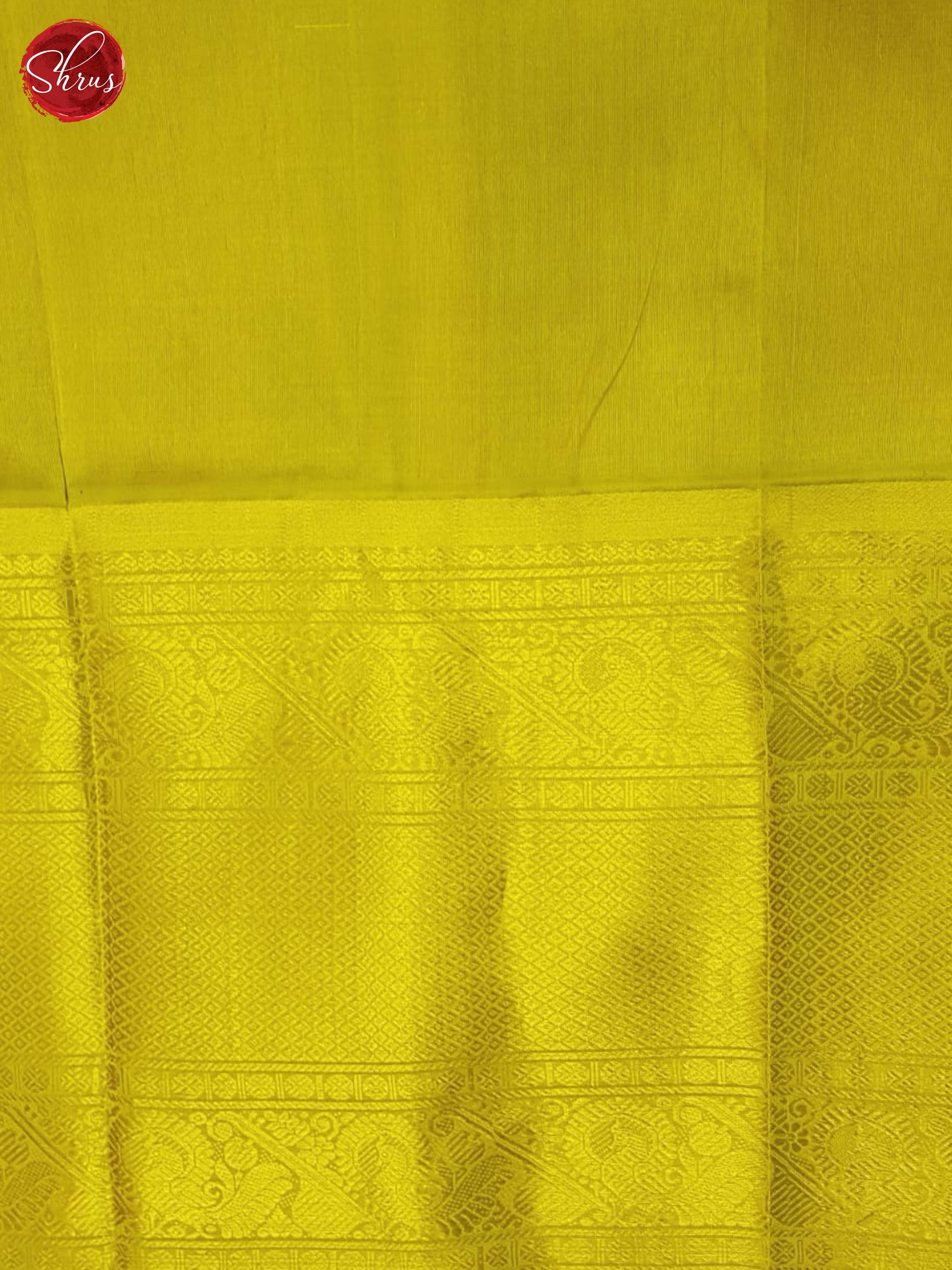 Green & Lime Green - silk Cotton Saree - Shop on ShrusEternity.com