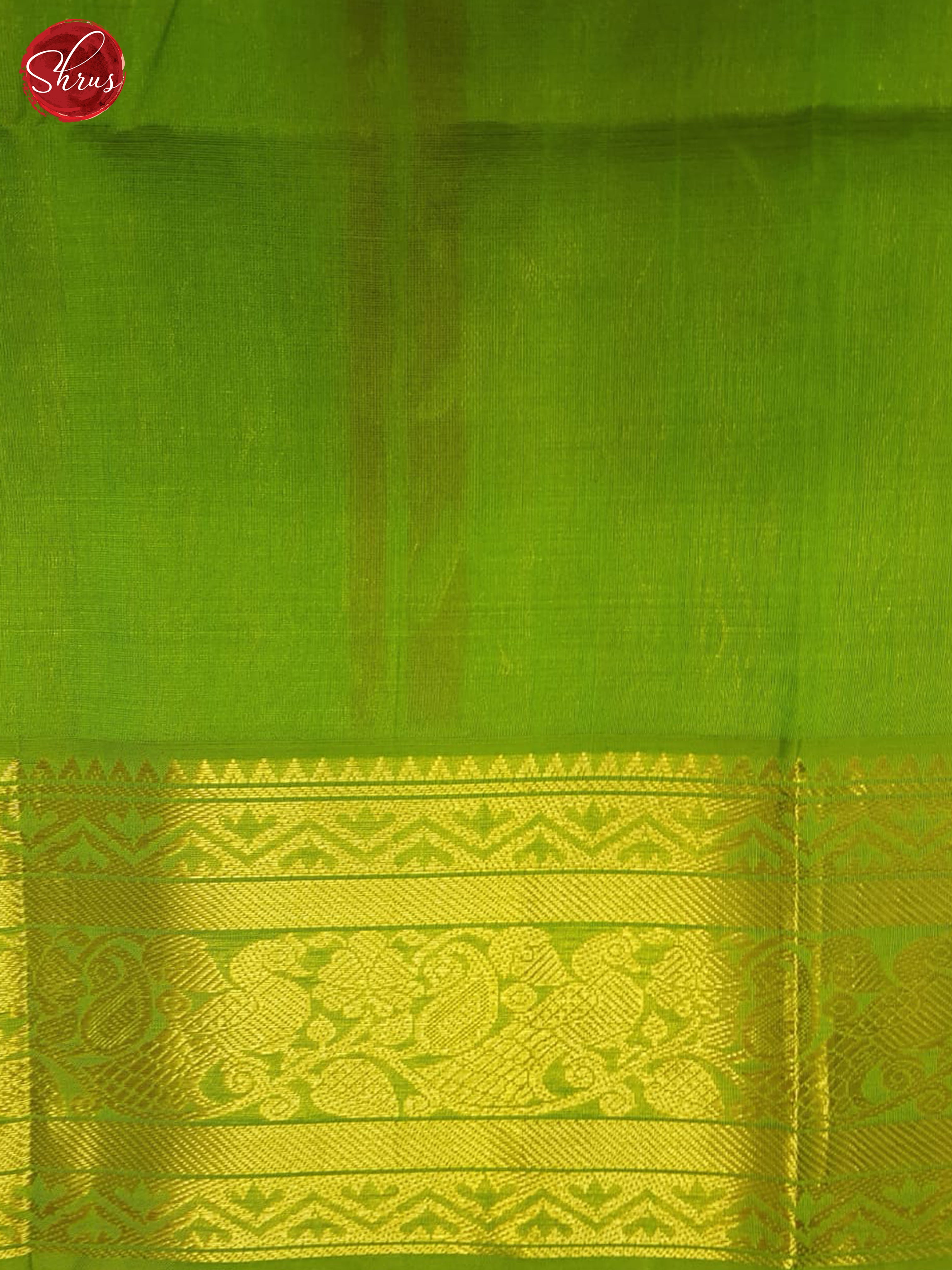 Purple And Green- Silk Cotton Saree - Shop on ShrusEternity.com