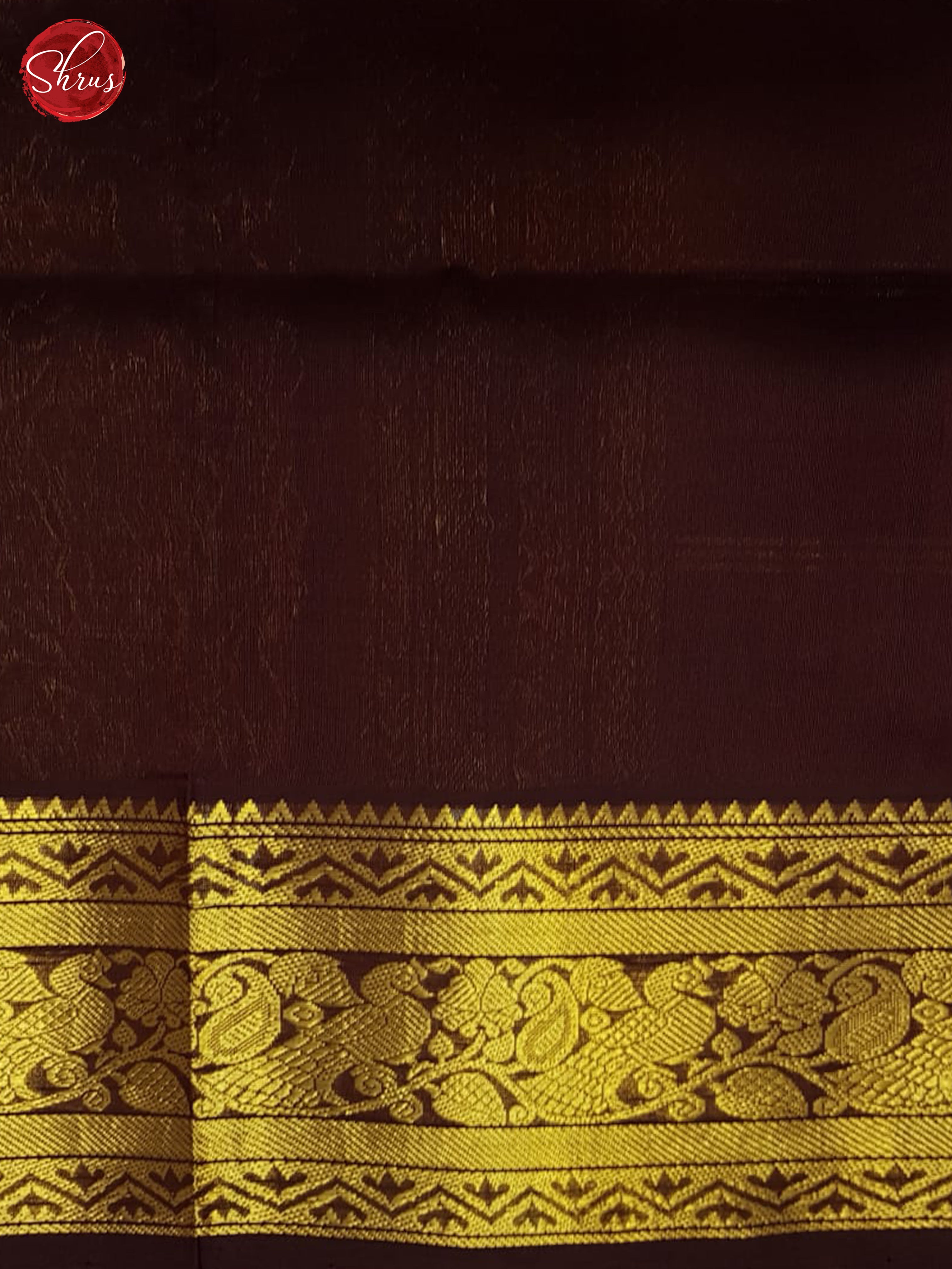 Pink And Brown- Silk Cotton Saree - Shop on ShrusEternity.com