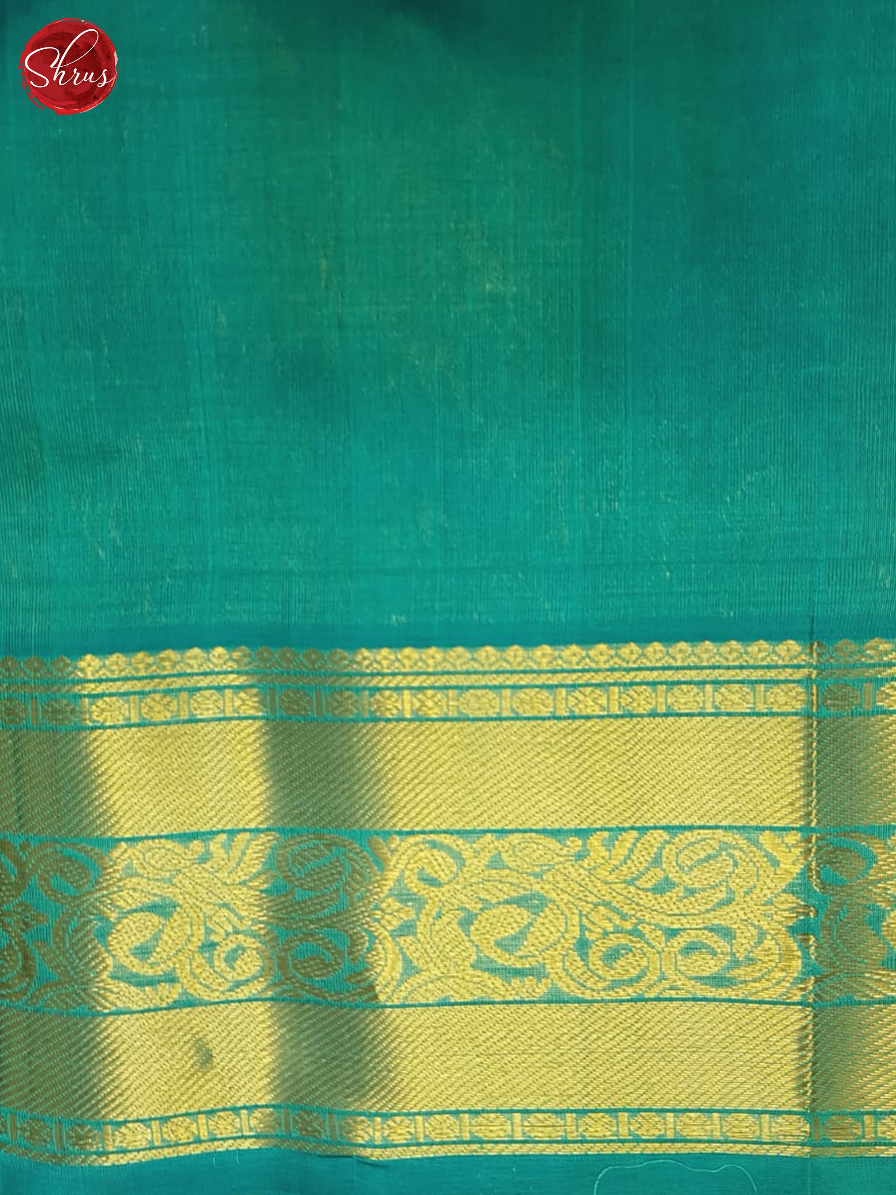 Yellow And Blue- Silk Cotton Saree - Shop on ShrusEternity.com