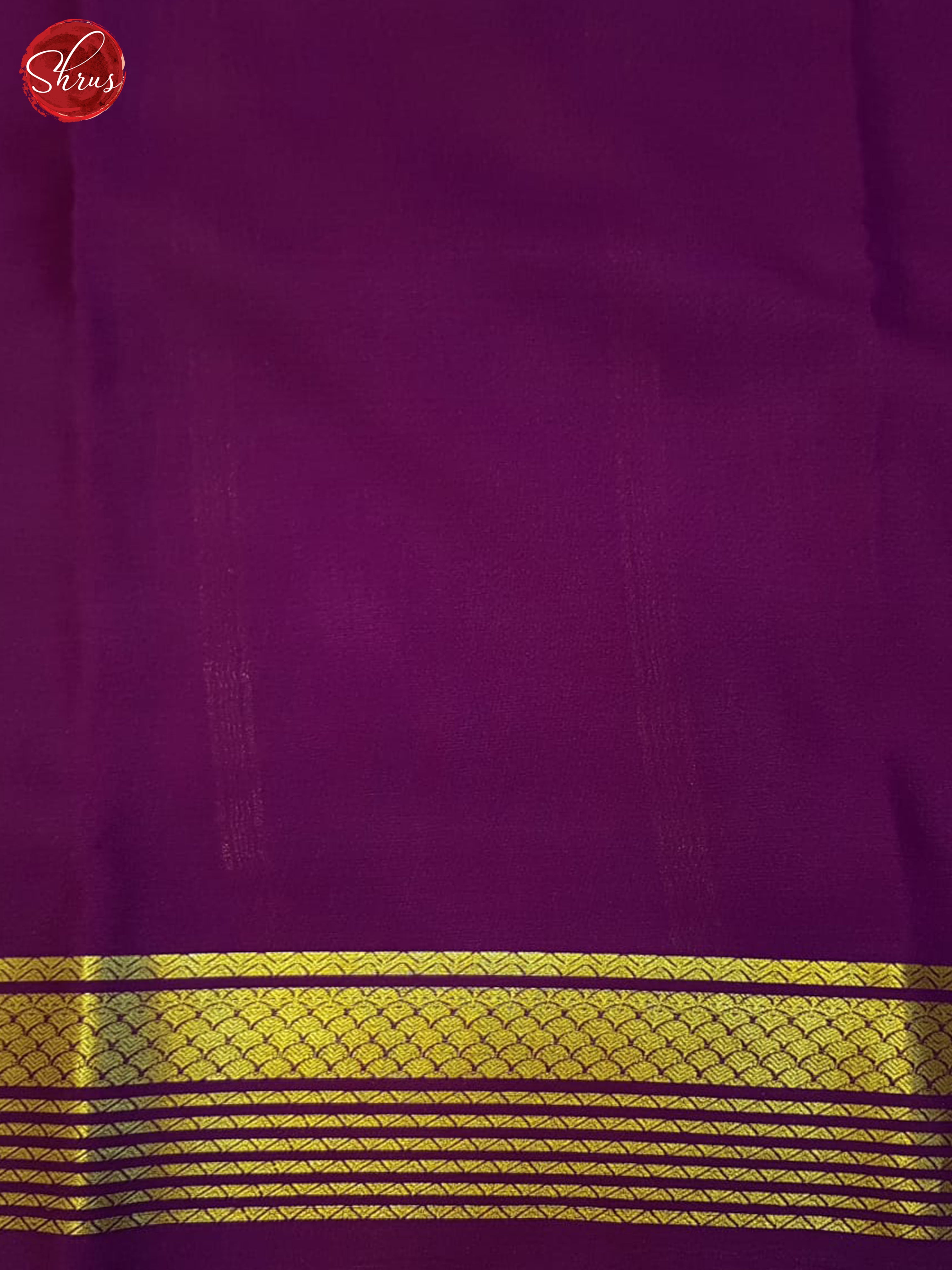 Pink And Wine- Mysore Silk Saree - Shop on ShrusEternity.com