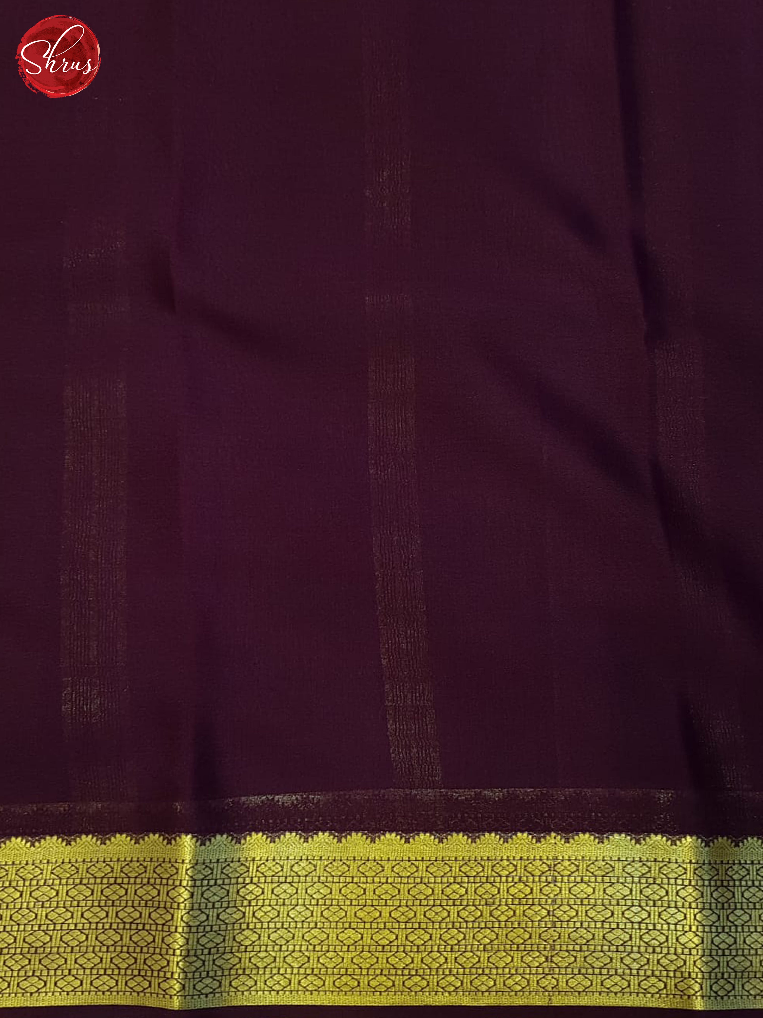 Pink And Wine - Mysore Silk Saree - Shop on ShrusEternity.com