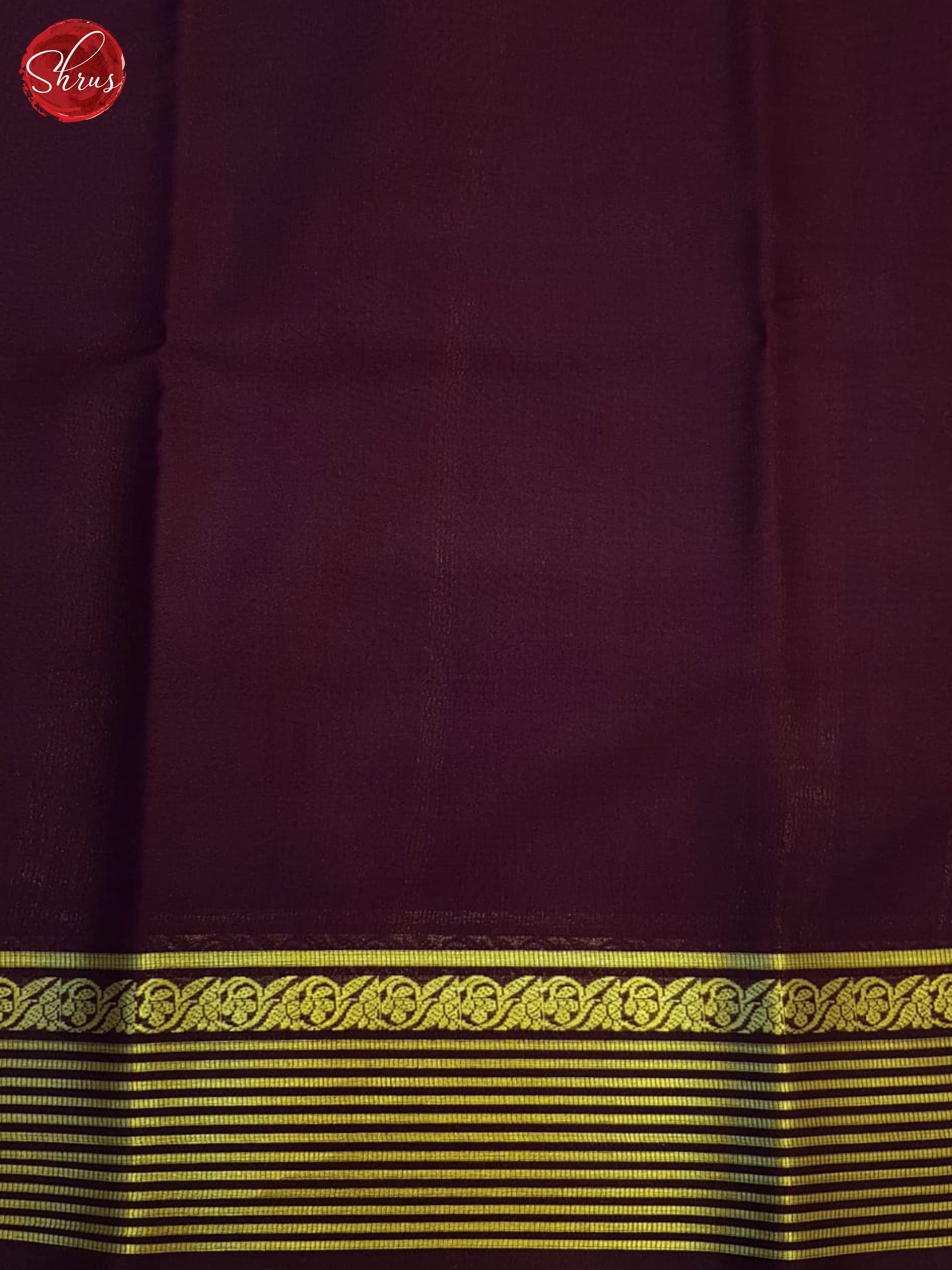 Yellow And Wine- Mysore Silk Saree - Shop on ShrusEternity.com