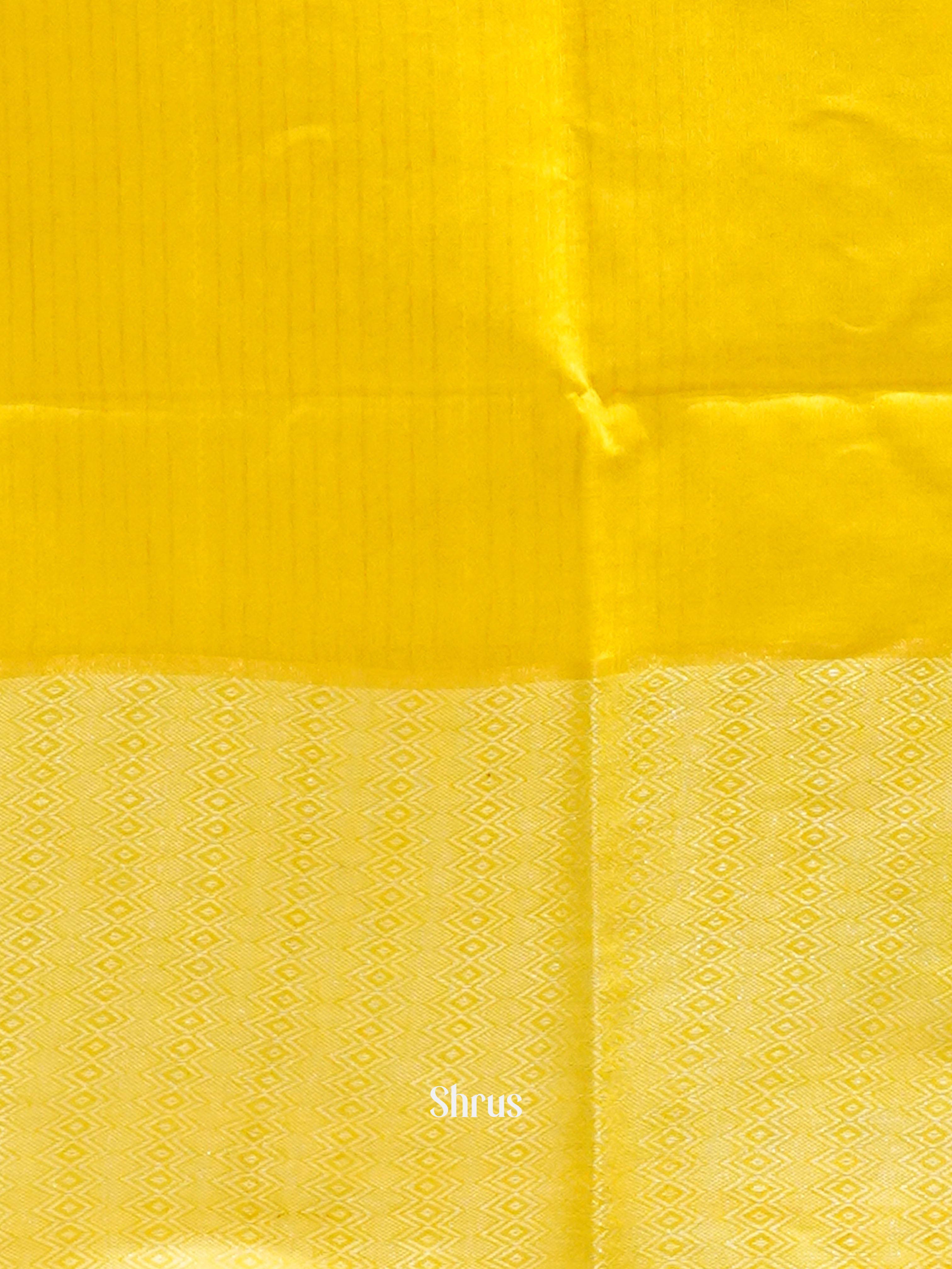 Brown & Yellow -Shibori Saree - Shop on ShrusEternity.com
