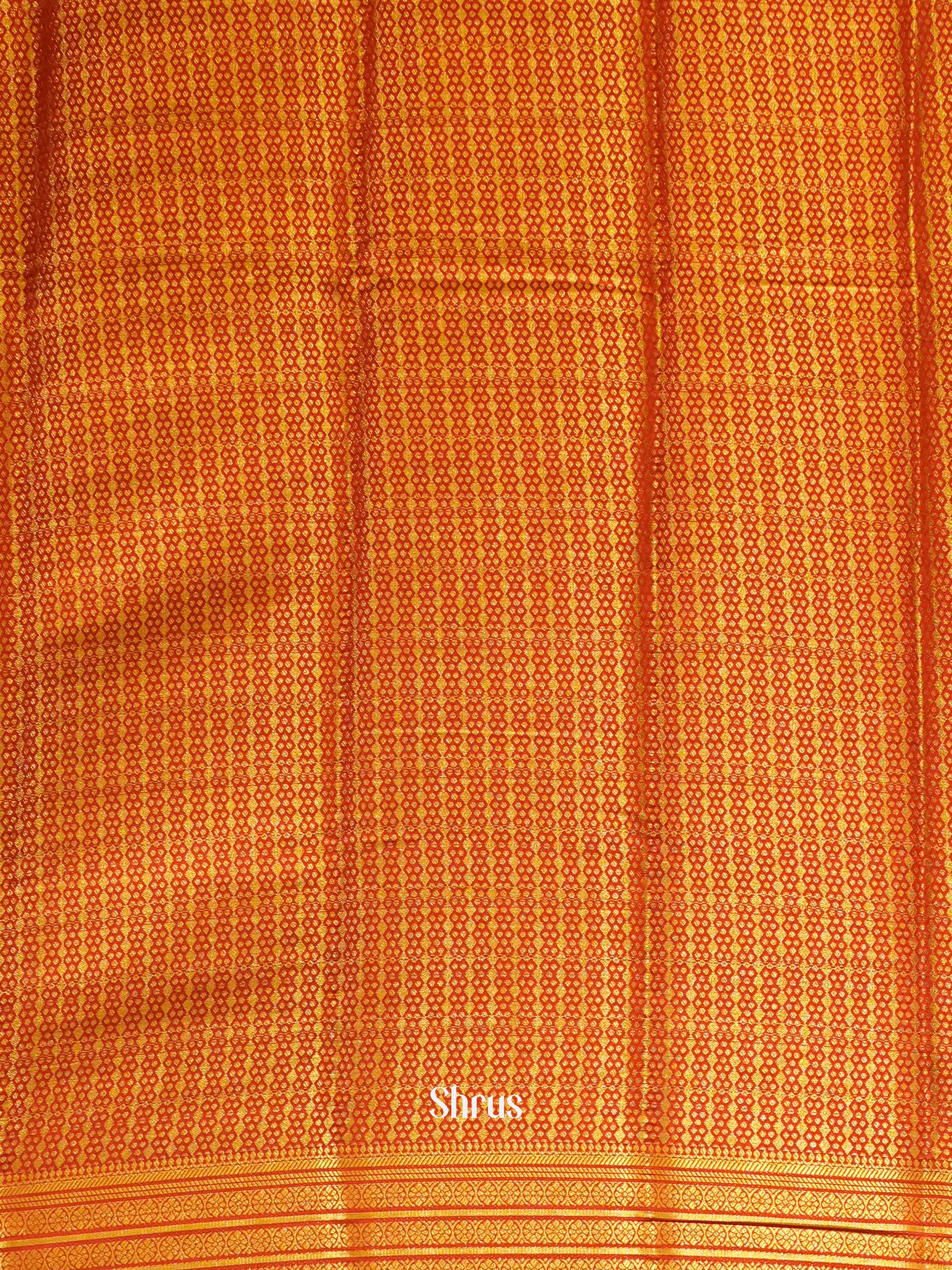 Black & Red - Semi Mysore Silk Saree - Shop on ShrusEternity.com