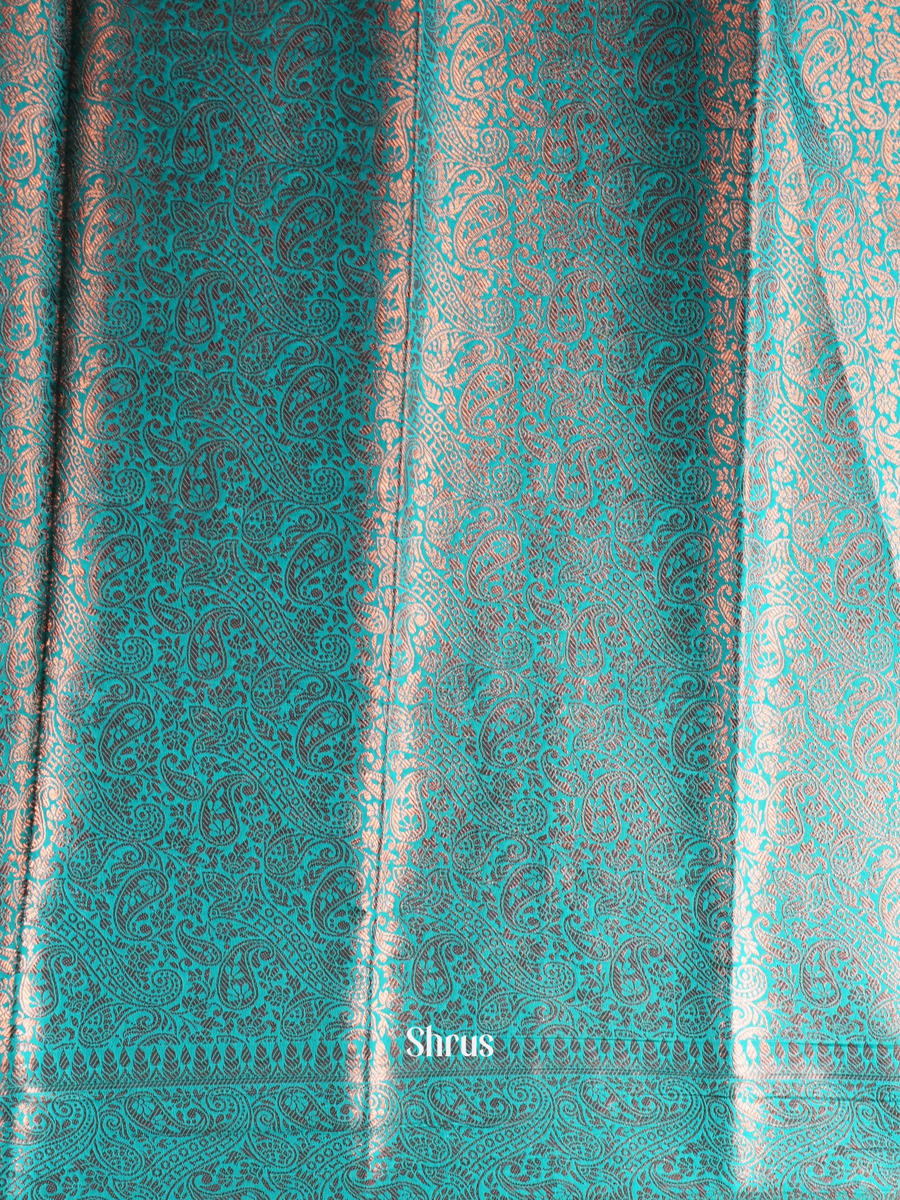 Lite Blue & Teal -Semi Mysoresilk - Shop on ShrusEternity.com