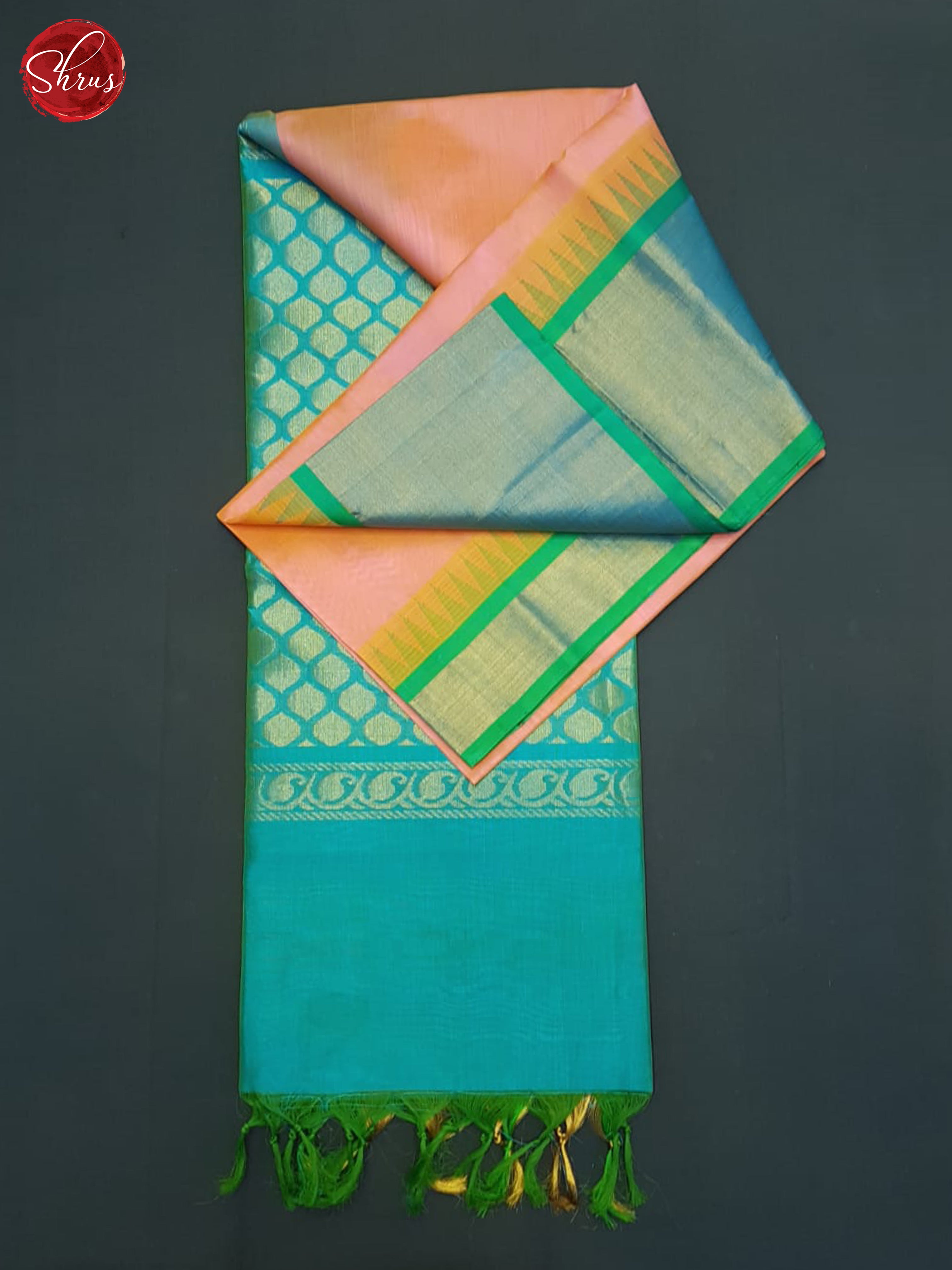 Double Shaded Orangeish Pink And Blue - Shop on ShrusEternity.com