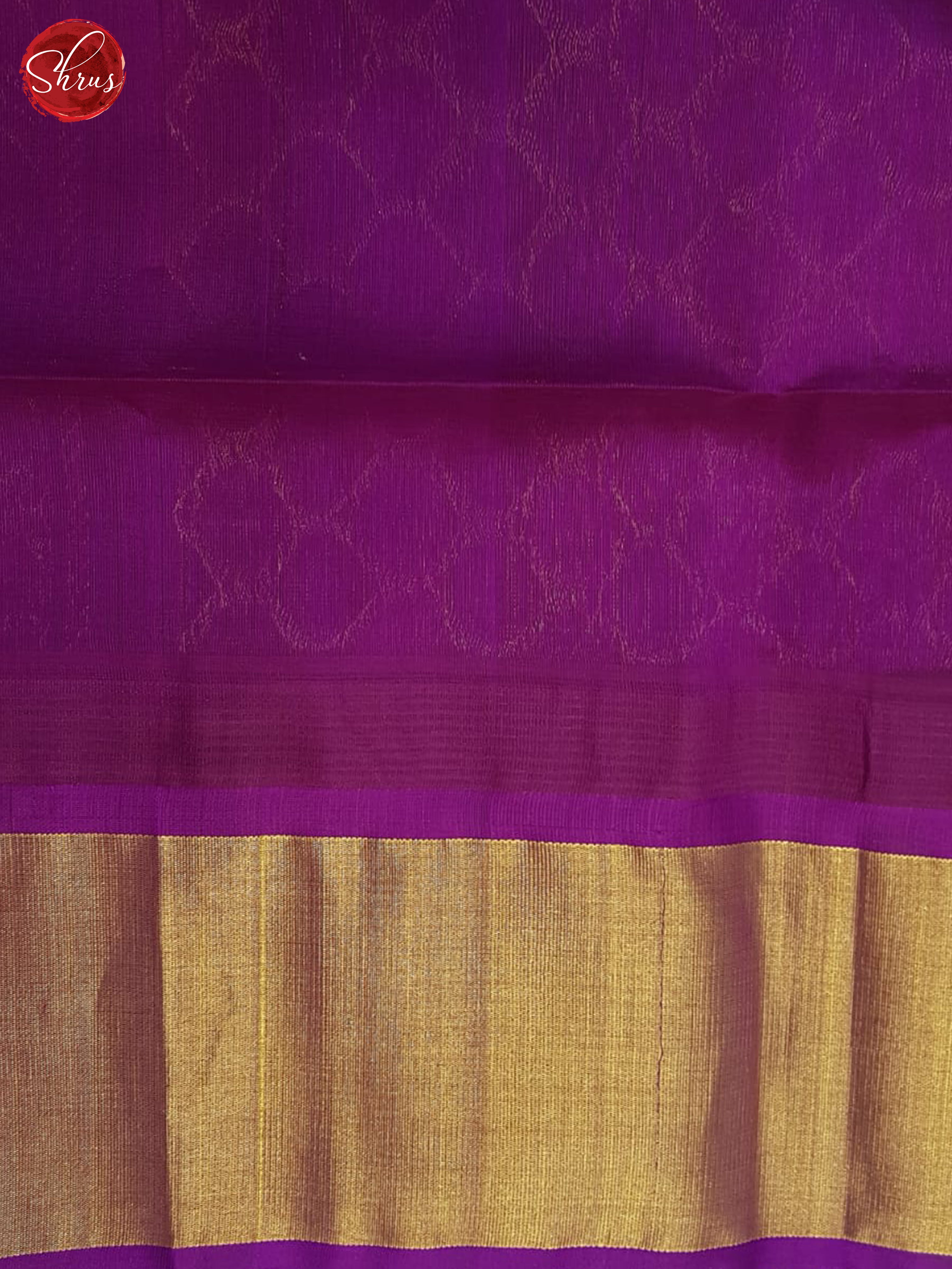 Green And Purple- Silk Cotton Saree - Shop on ShrusEternity.com