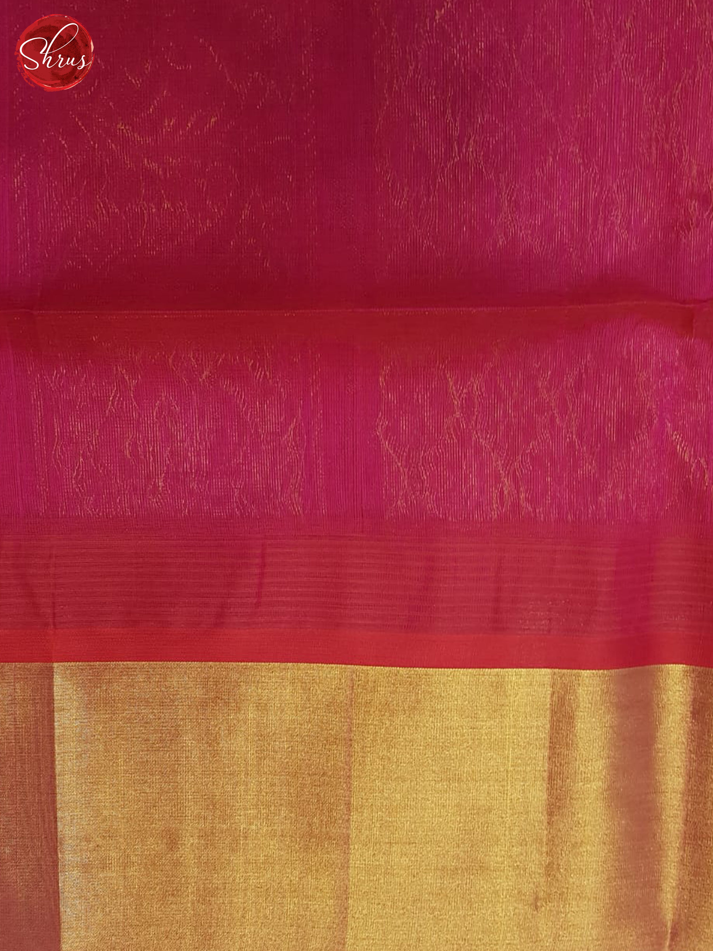 Green And Pink- Silk Cotton Saree - Shop on ShrusEternity.com