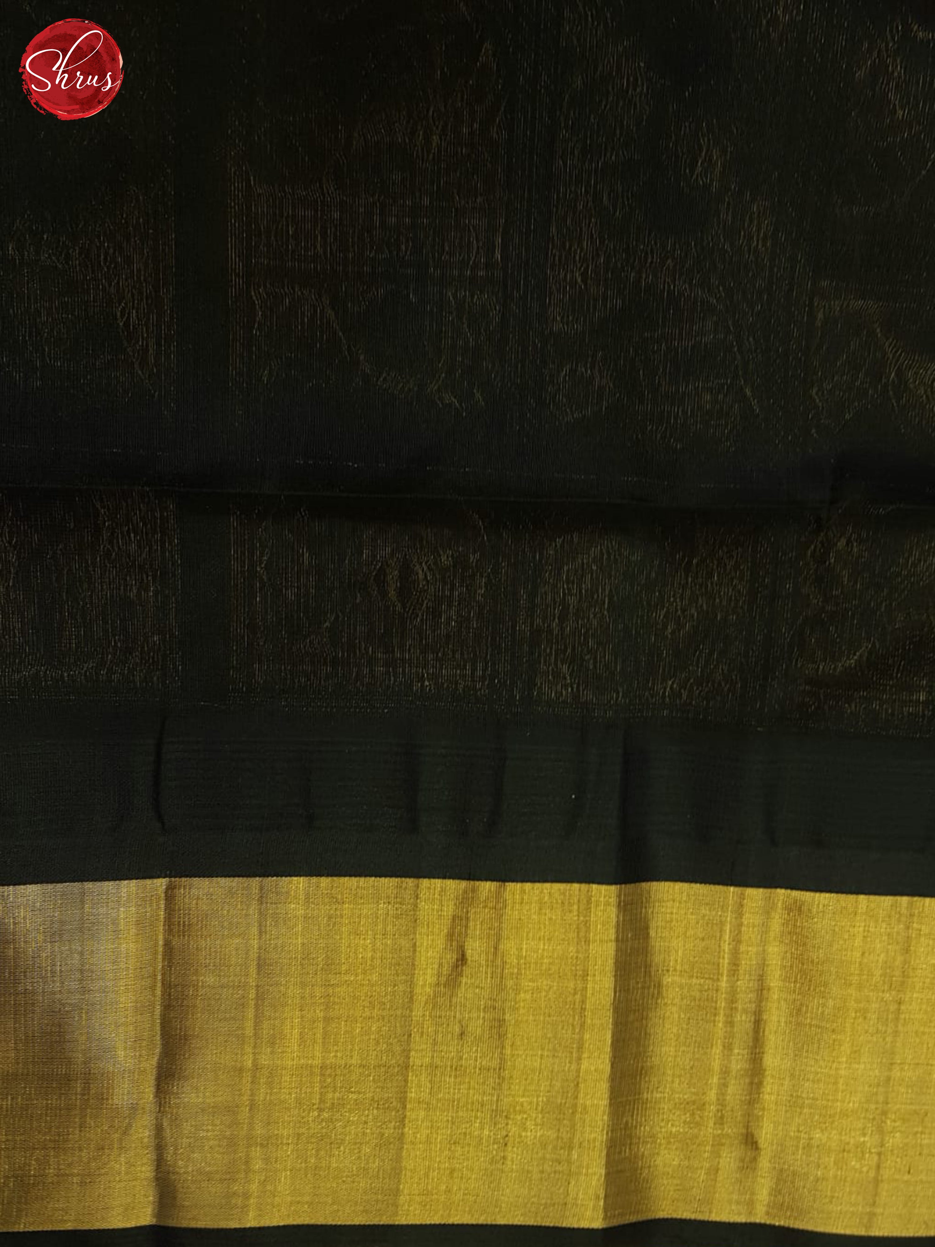 Yellow And Black- Silk Cotton saree - Shop on ShrusEternity.com