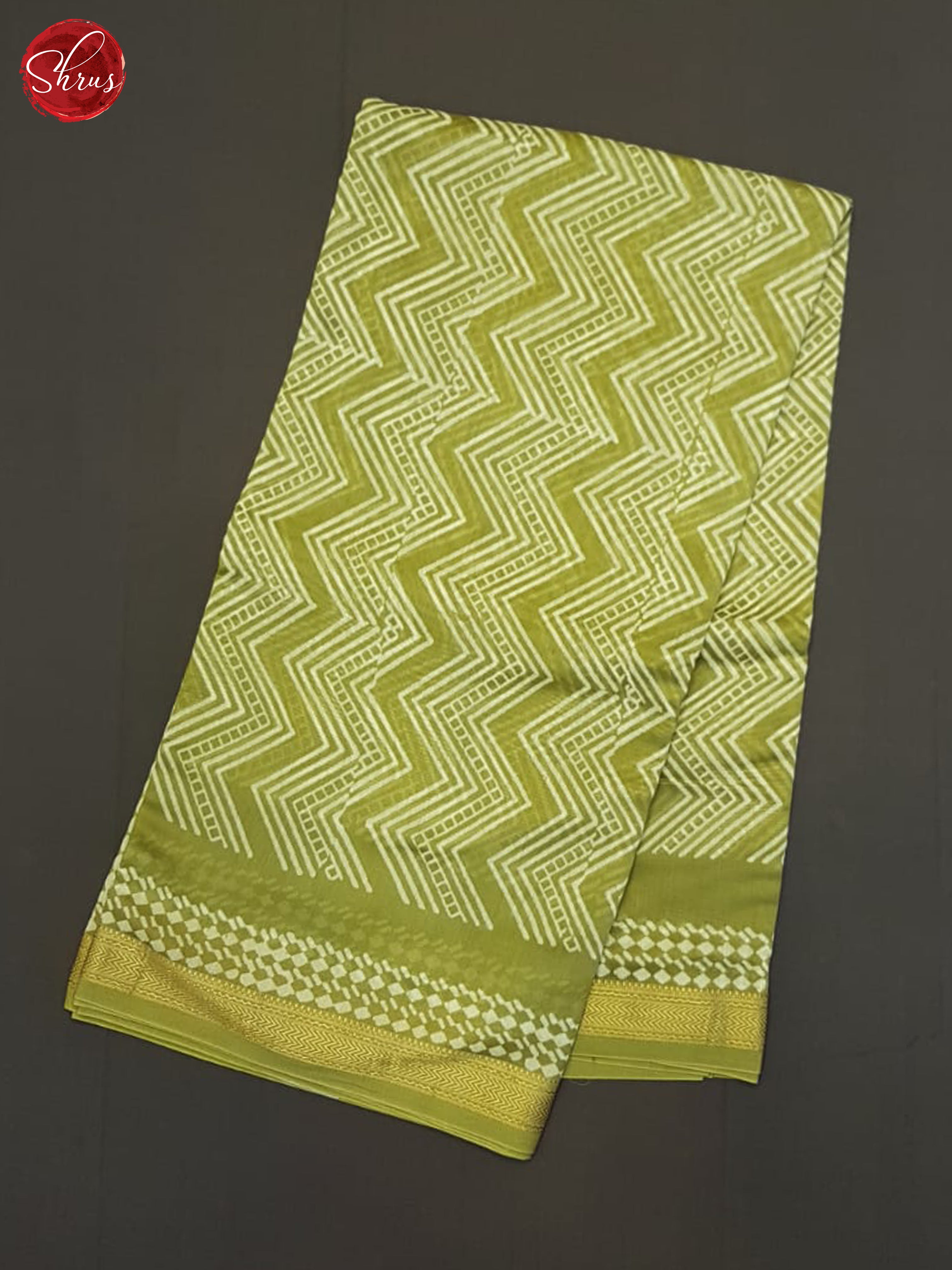 Green(Single tone)-Maheshwari Silk Cotton Saree - Shop on ShrusEternity.com