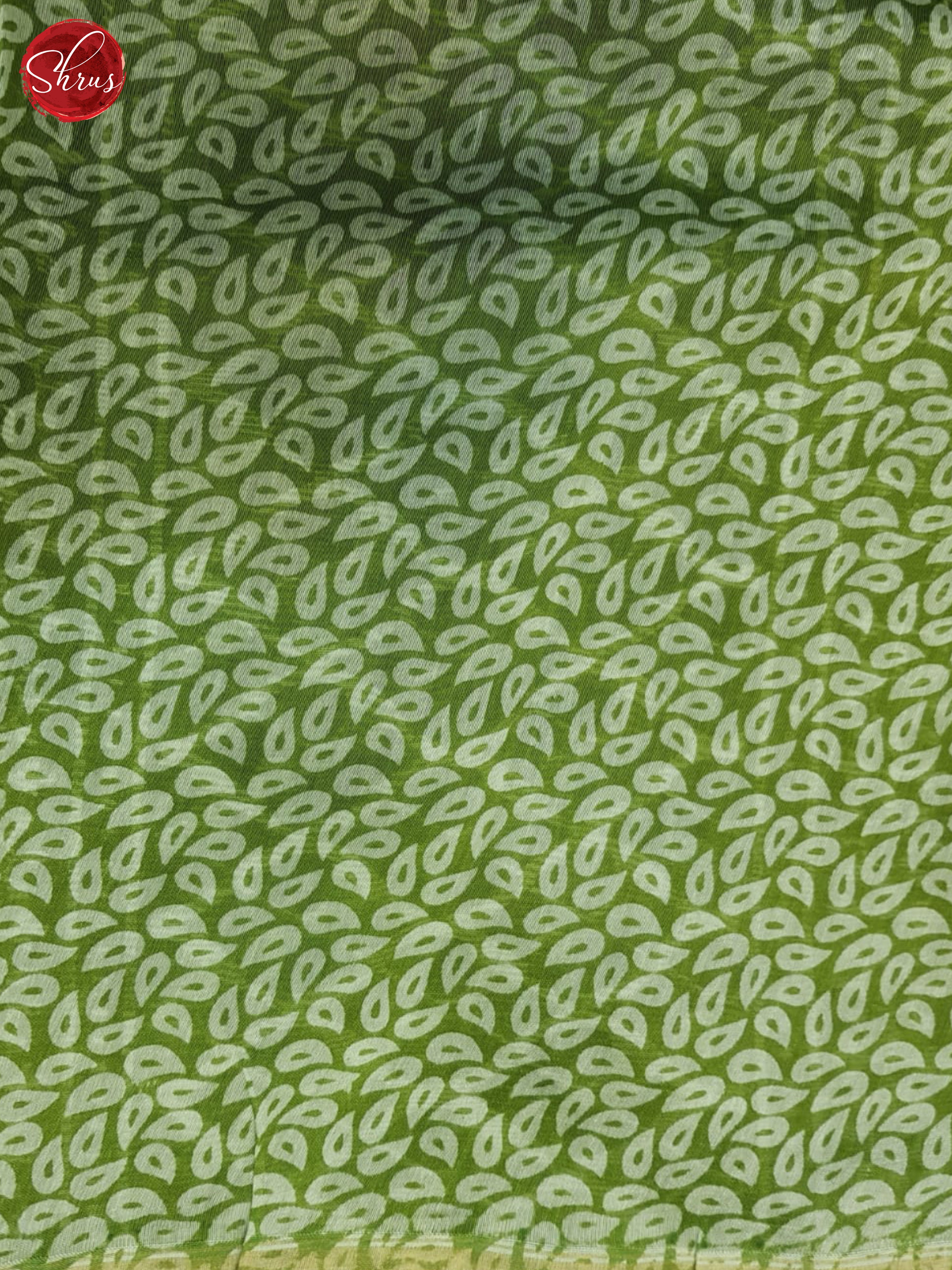 Green(Single Tone)- Maheshwari Silk Cotton saree - Shop on ShrusEternity.com