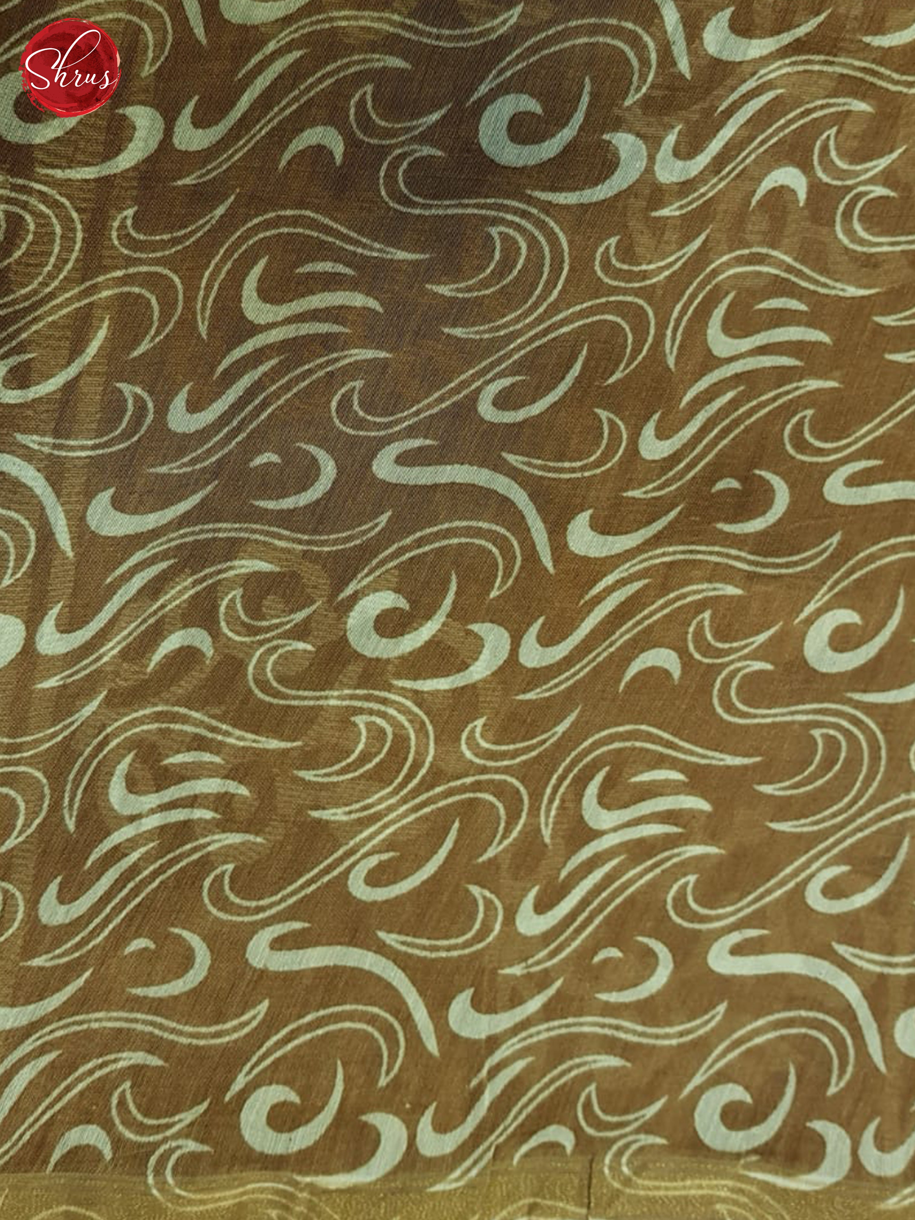 Brown(Single tone)-Maheshwari Silk cotton Saree - Shop on ShrusEternity.com