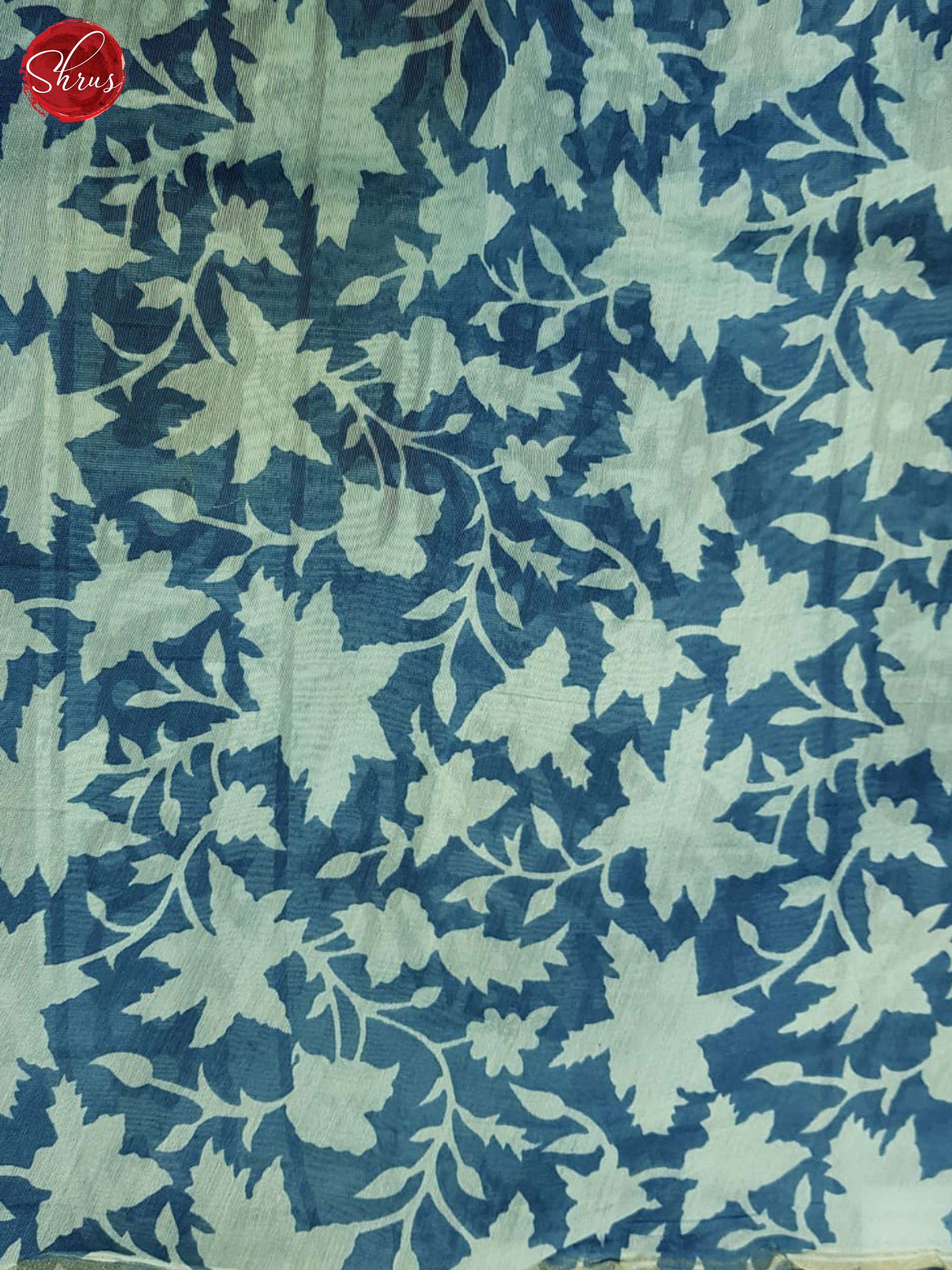 Blue(Single tone)-Maheshwari Silk Cotton Saree - Shop on ShrusEternity.com