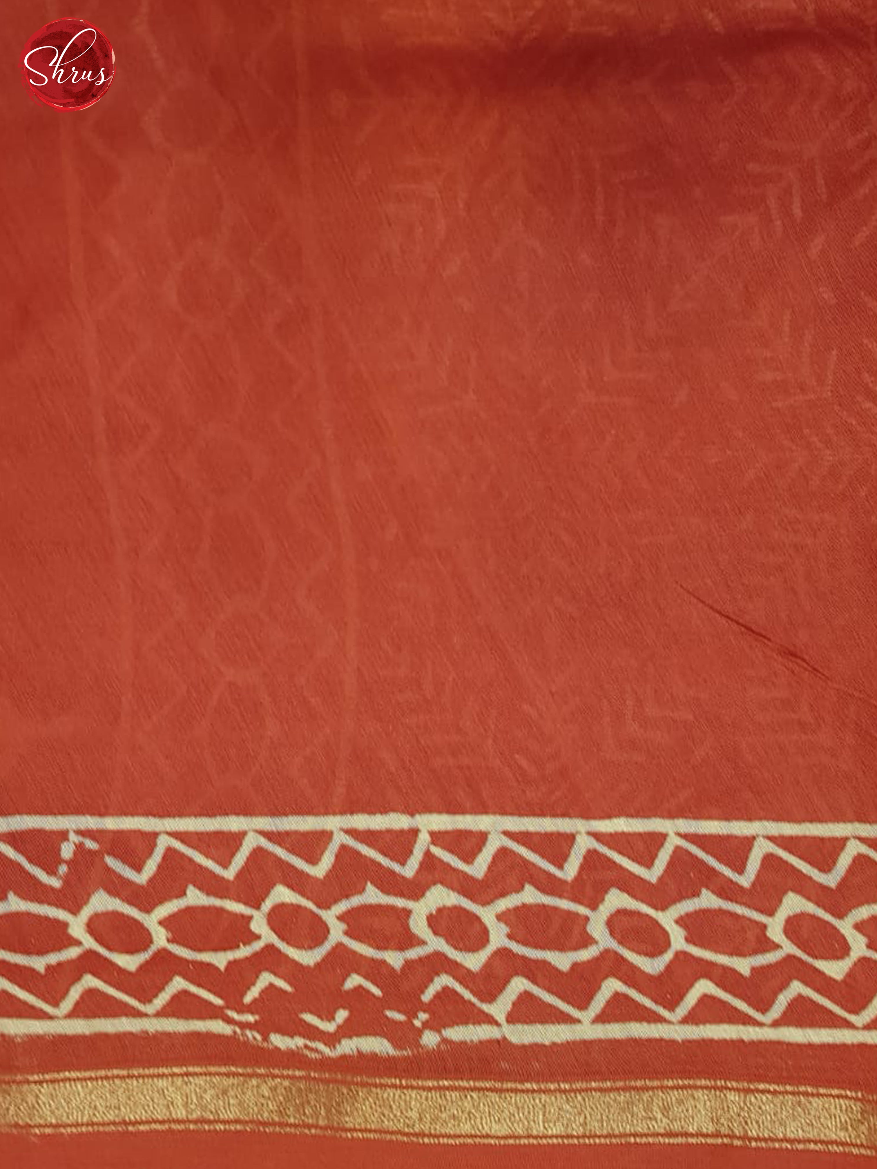 Red(Single Tone)- Maheshwari Silk Cotton Saree - Shop on ShrusEternity.com