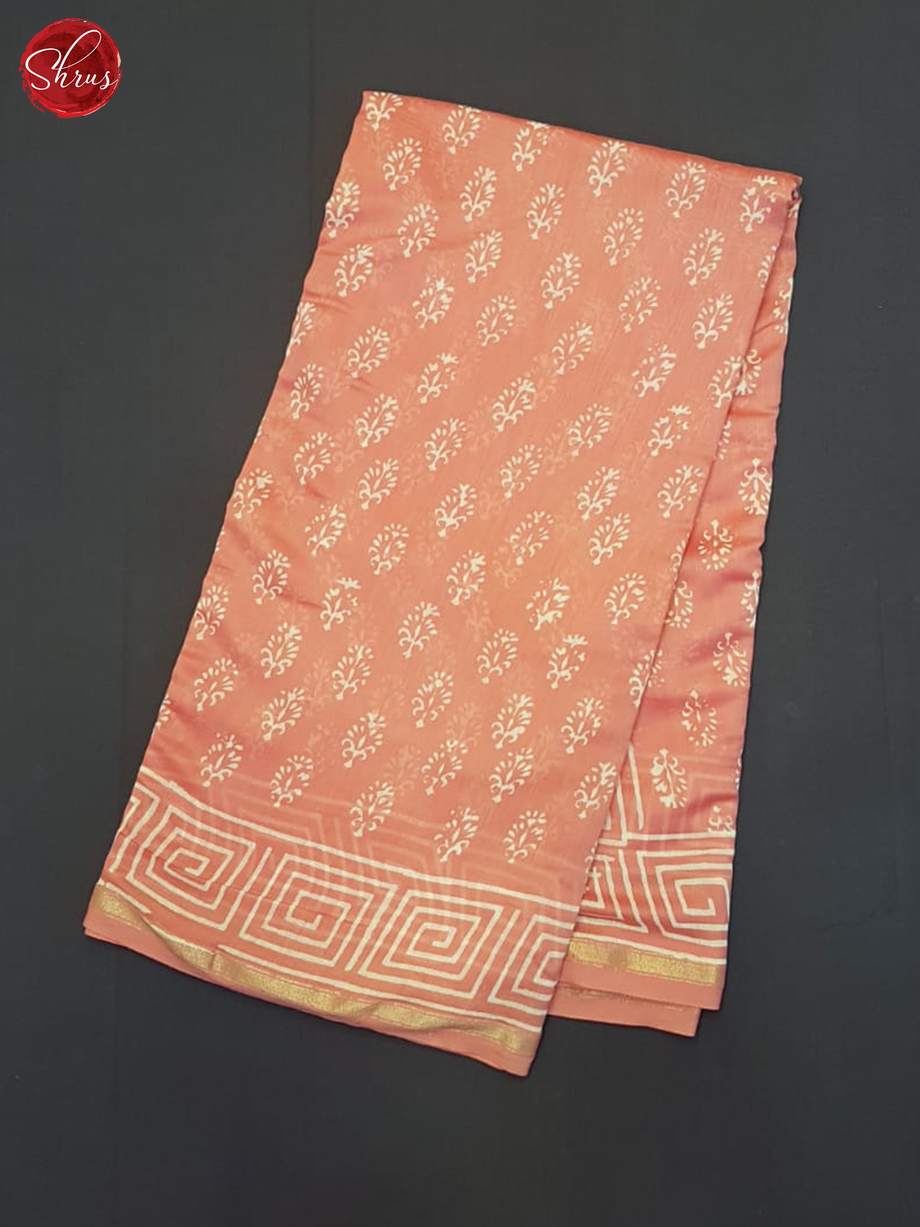 Pink(Single Tone)- Maheshwari Silk Cotton saree - Shop on ShrusEternity.com