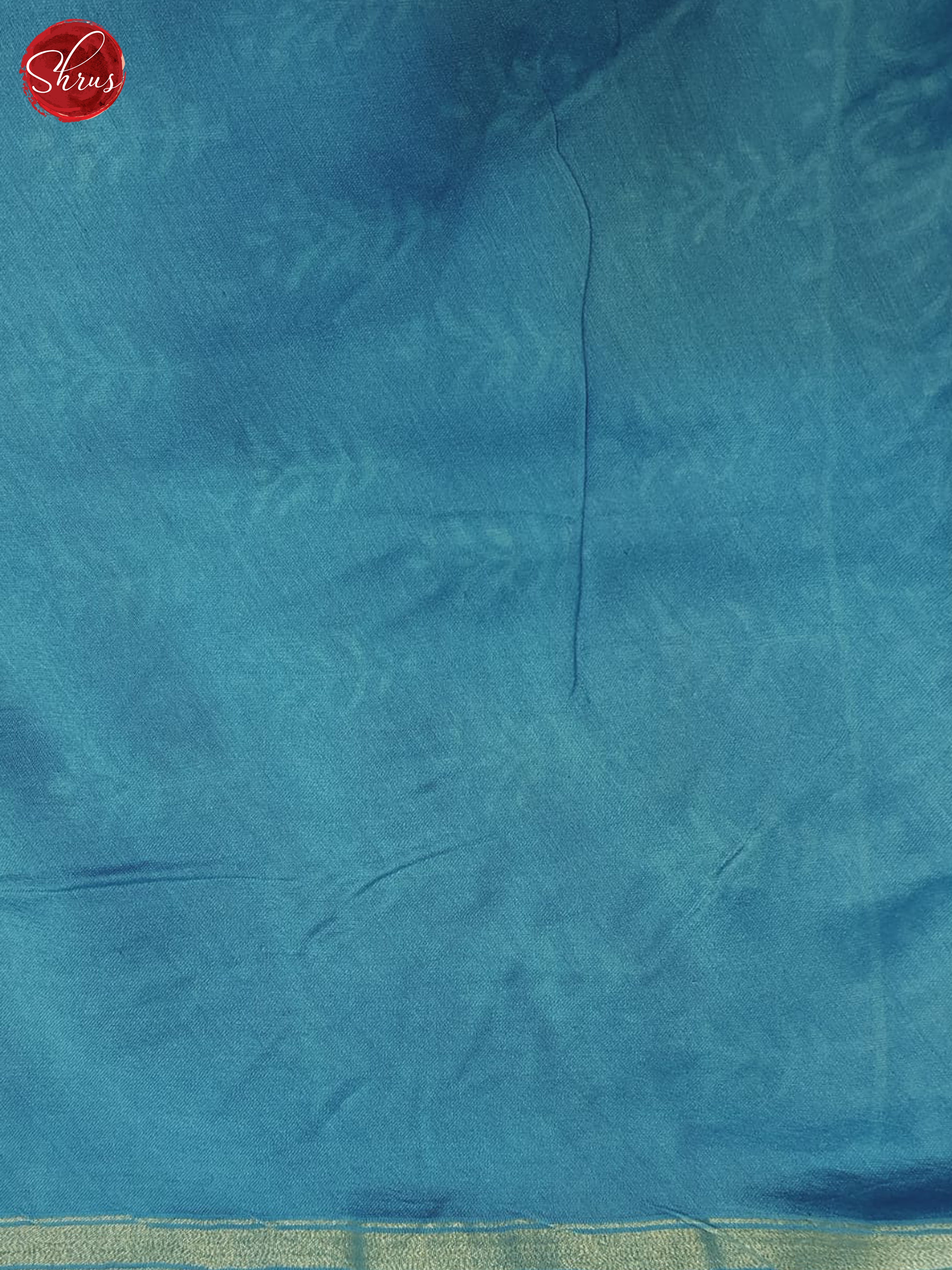 Blue(Single tone)-Maheshwari Silk Cotton Saree - Shop on ShrusEternity.com