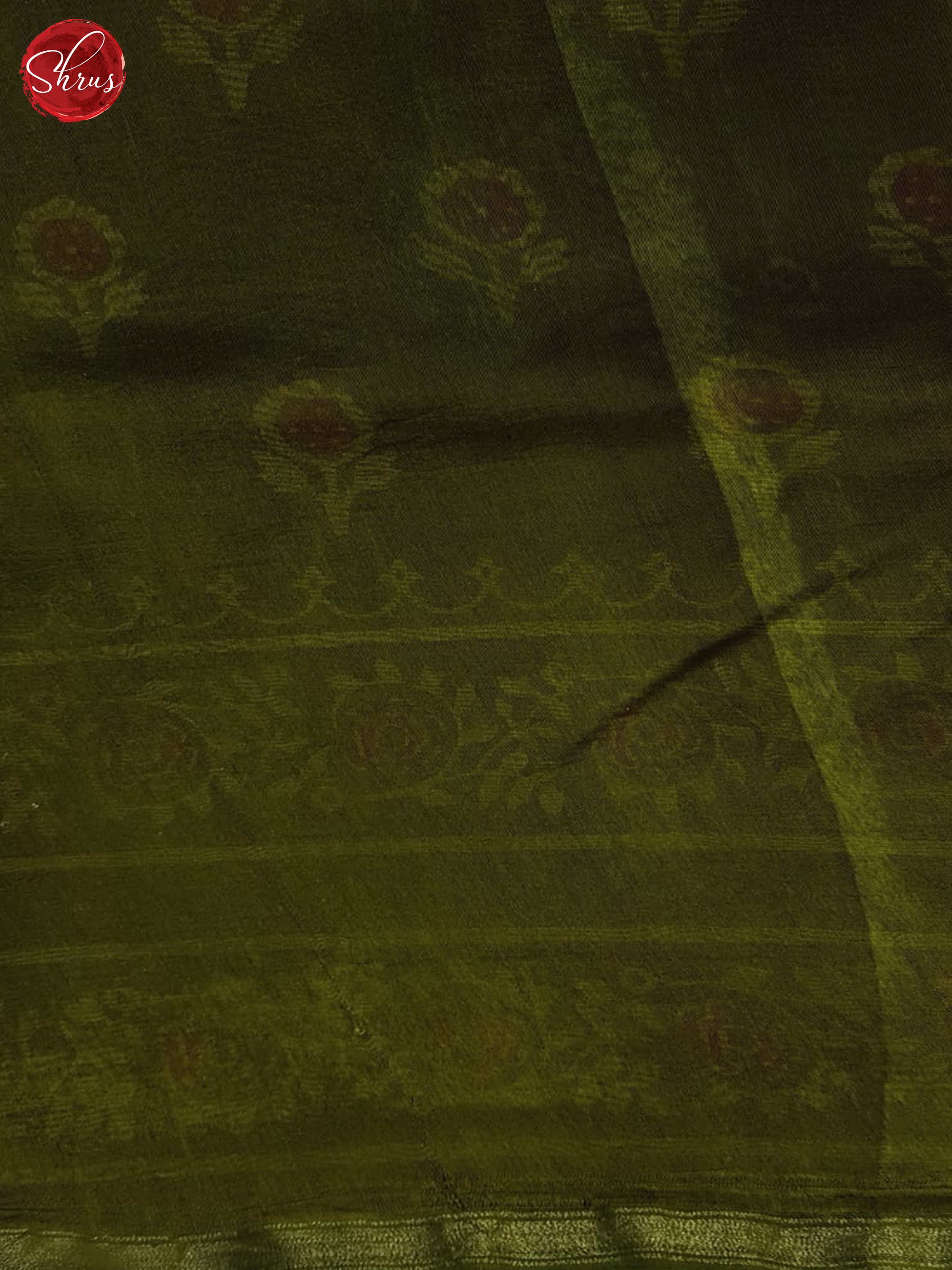 Green(Single Tone)- Maheshwari Silk Cotton Saree - Shop on ShrusEternity.com