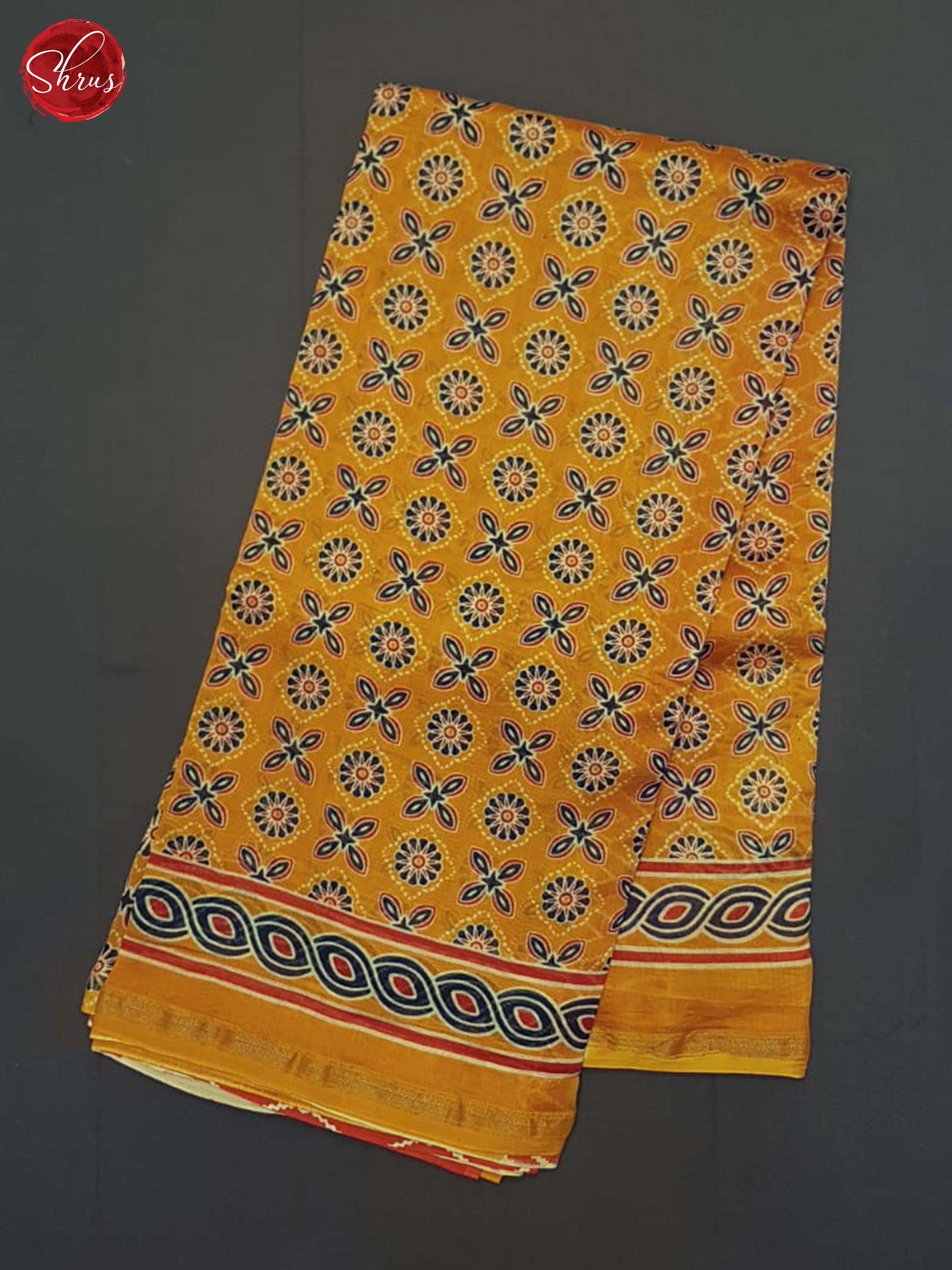 Orange And Red- Maheswari SIlk Cotton Saree - Shop on ShrusEternity.com