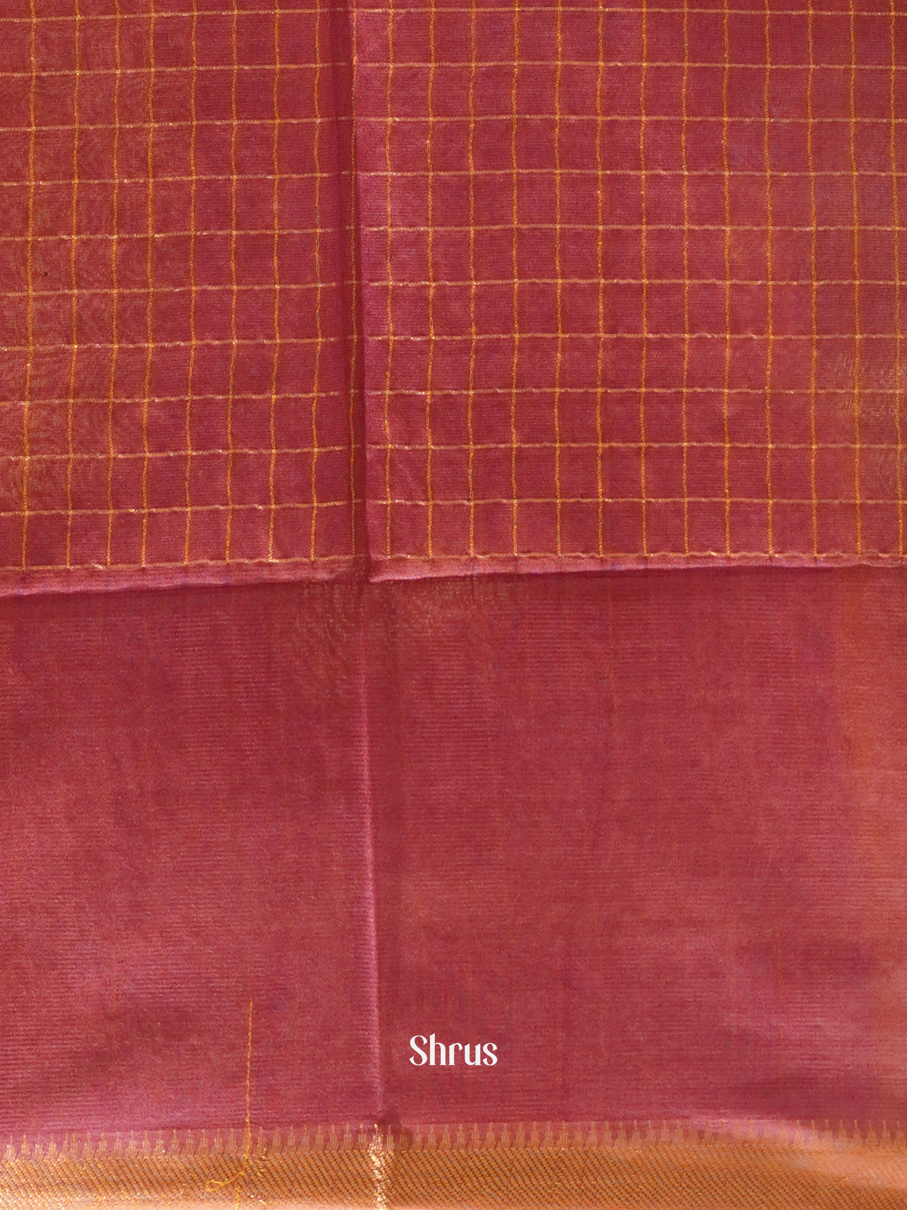 Brown & Brick - Shibori Saree - Shop on ShrusEternity.com