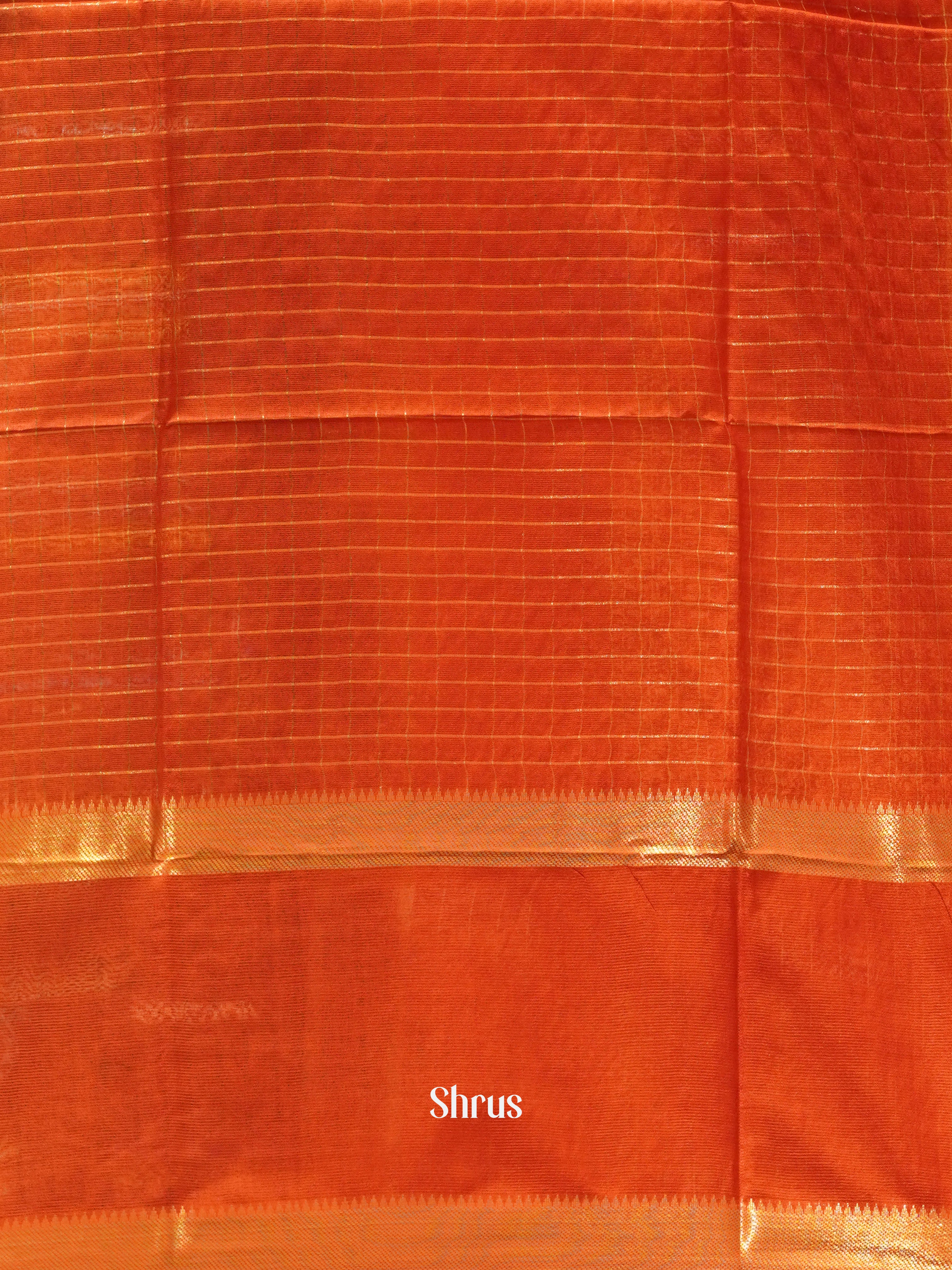 Brown & Red - Shibori Saree - Shop on ShrusEternity.com