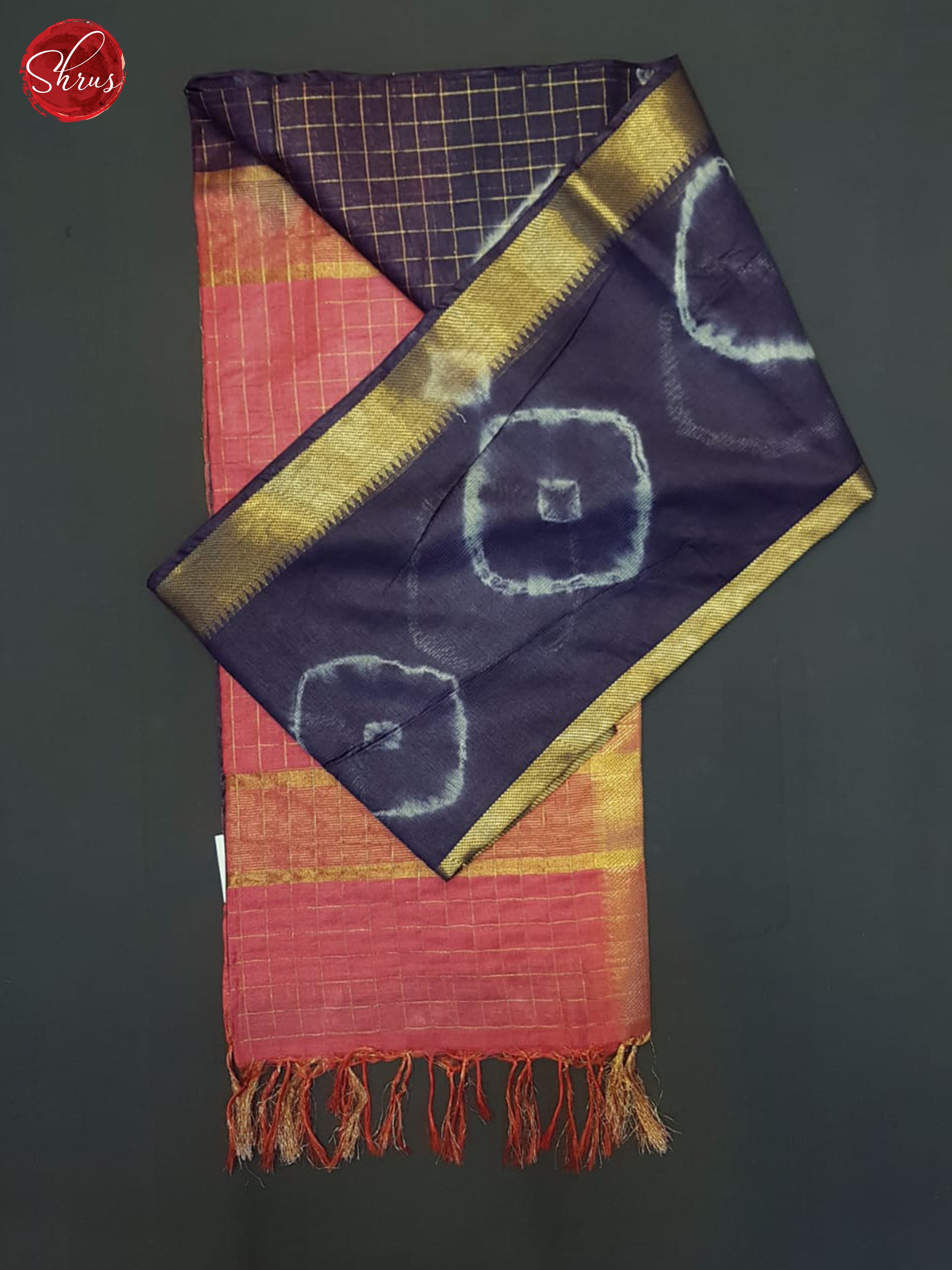 Purple And Pink- Shibori Saree - Shop on ShrusEternity.com