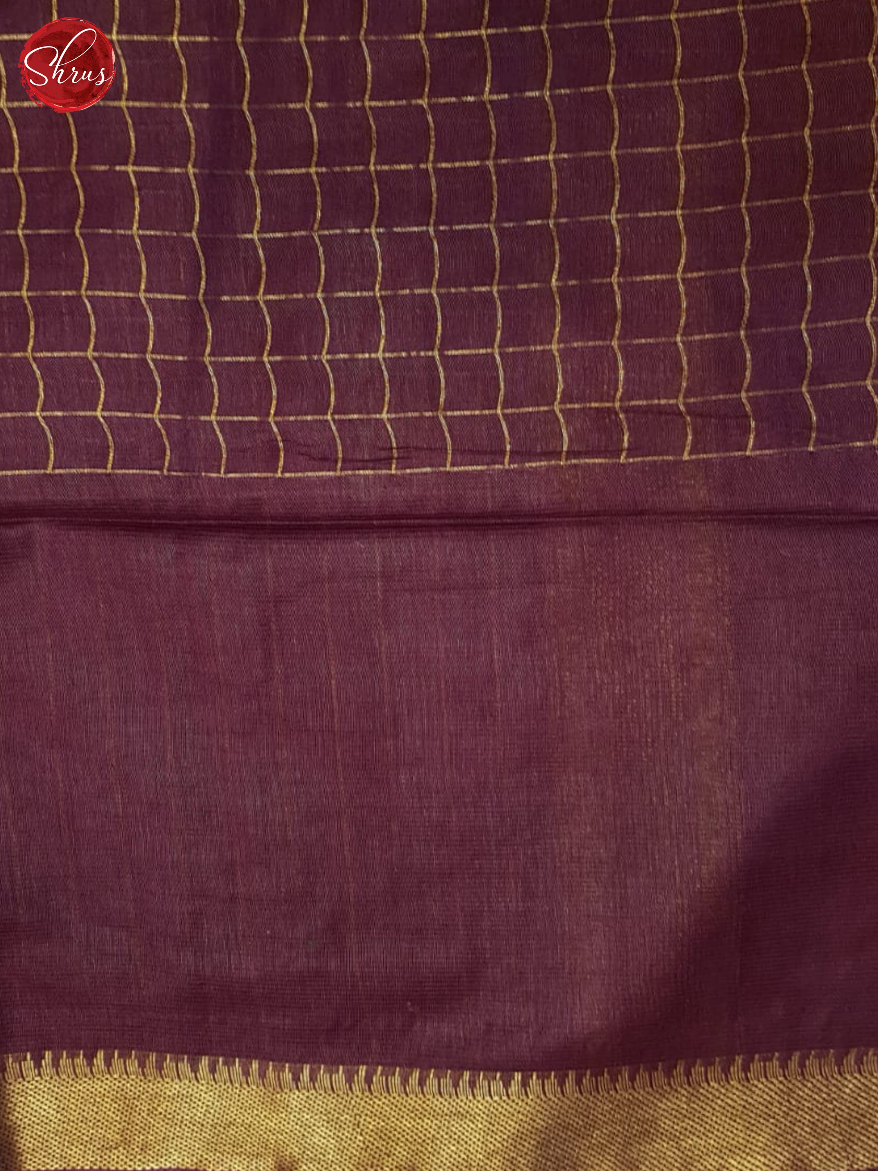 Brown And Wine- Shibori Saree - Shop on ShrusEternity.com