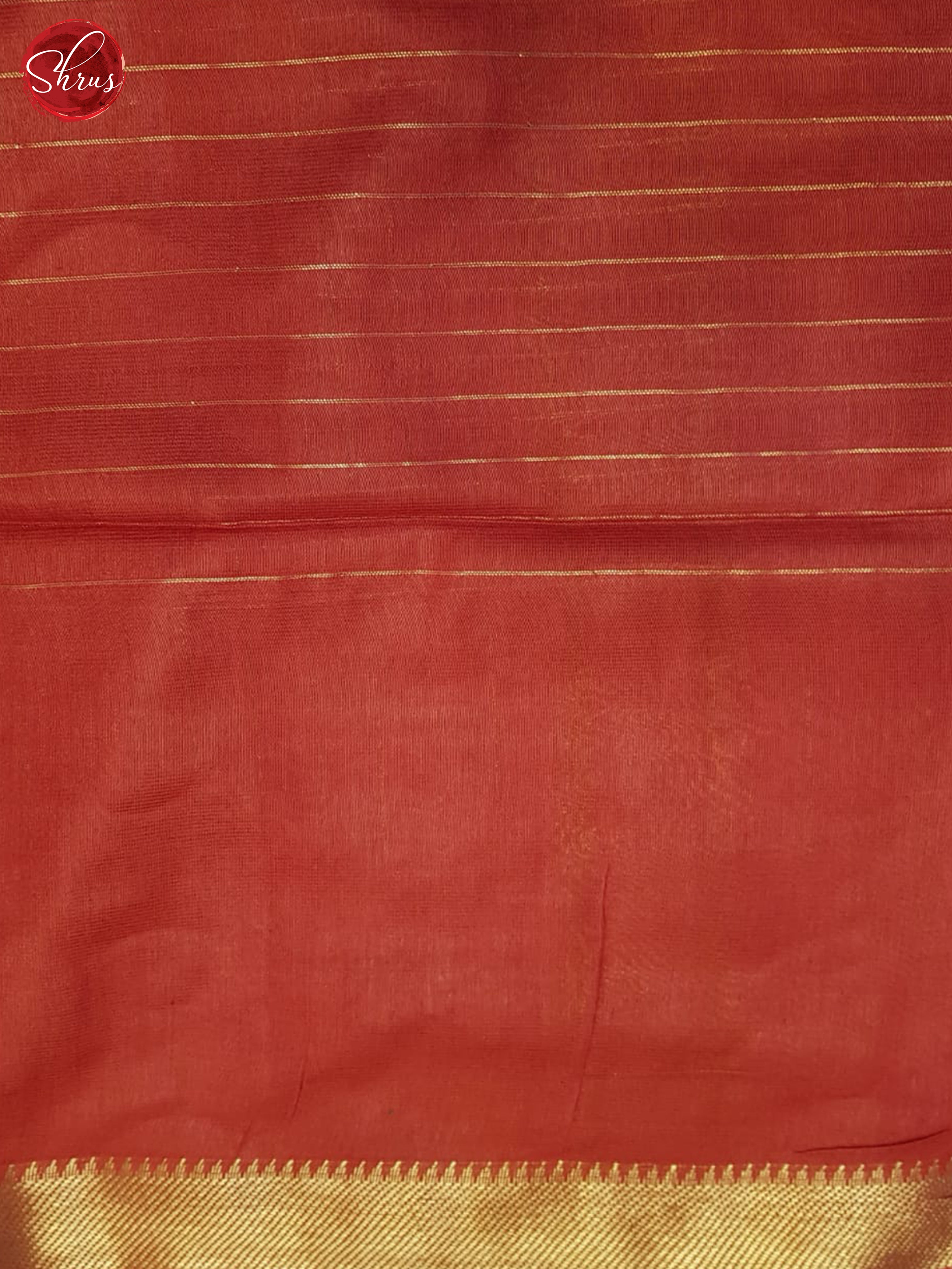 Brown And Red- Shibori Saree - Shop on ShrusEternity.com