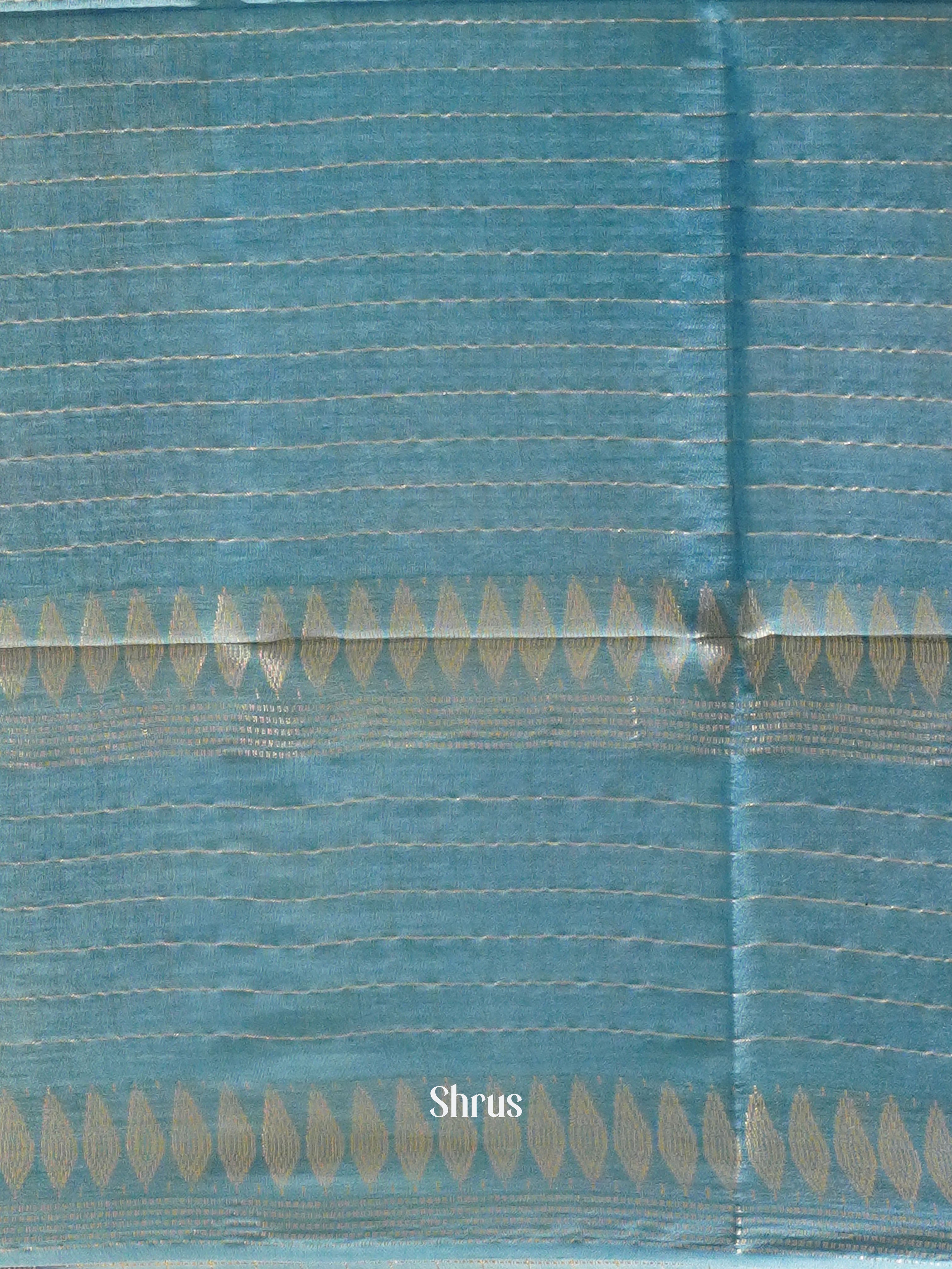 Dark Blue & Blue - Shibori Saree - Shop on ShrusEternity.com