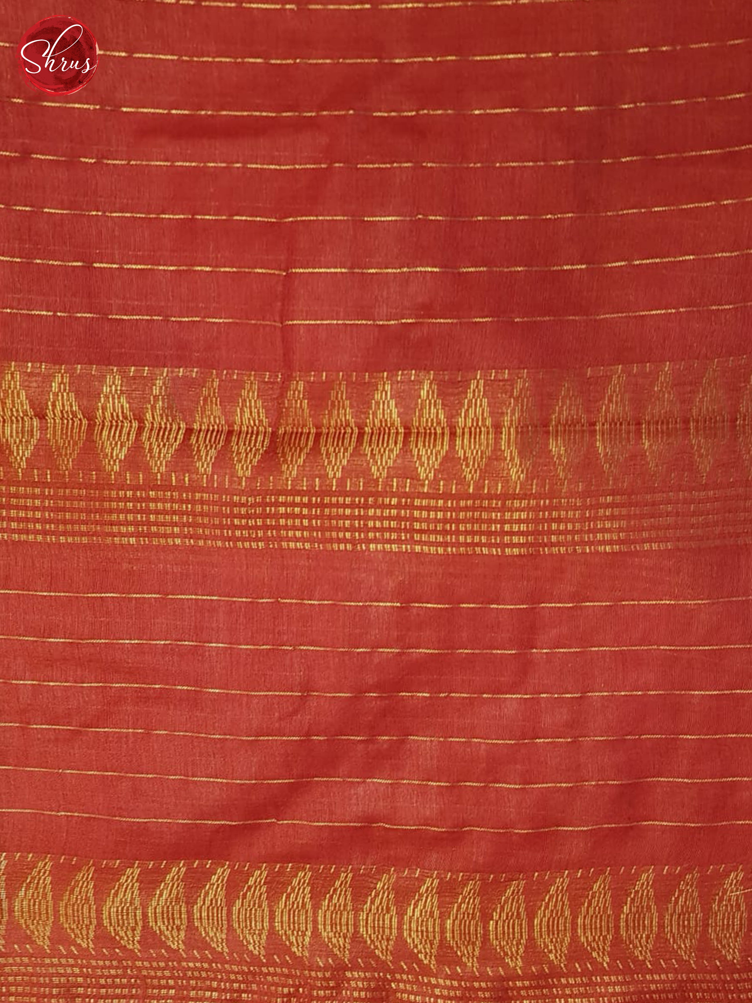Brown And Red- Shibori Saree - Shop on ShrusEternity.com