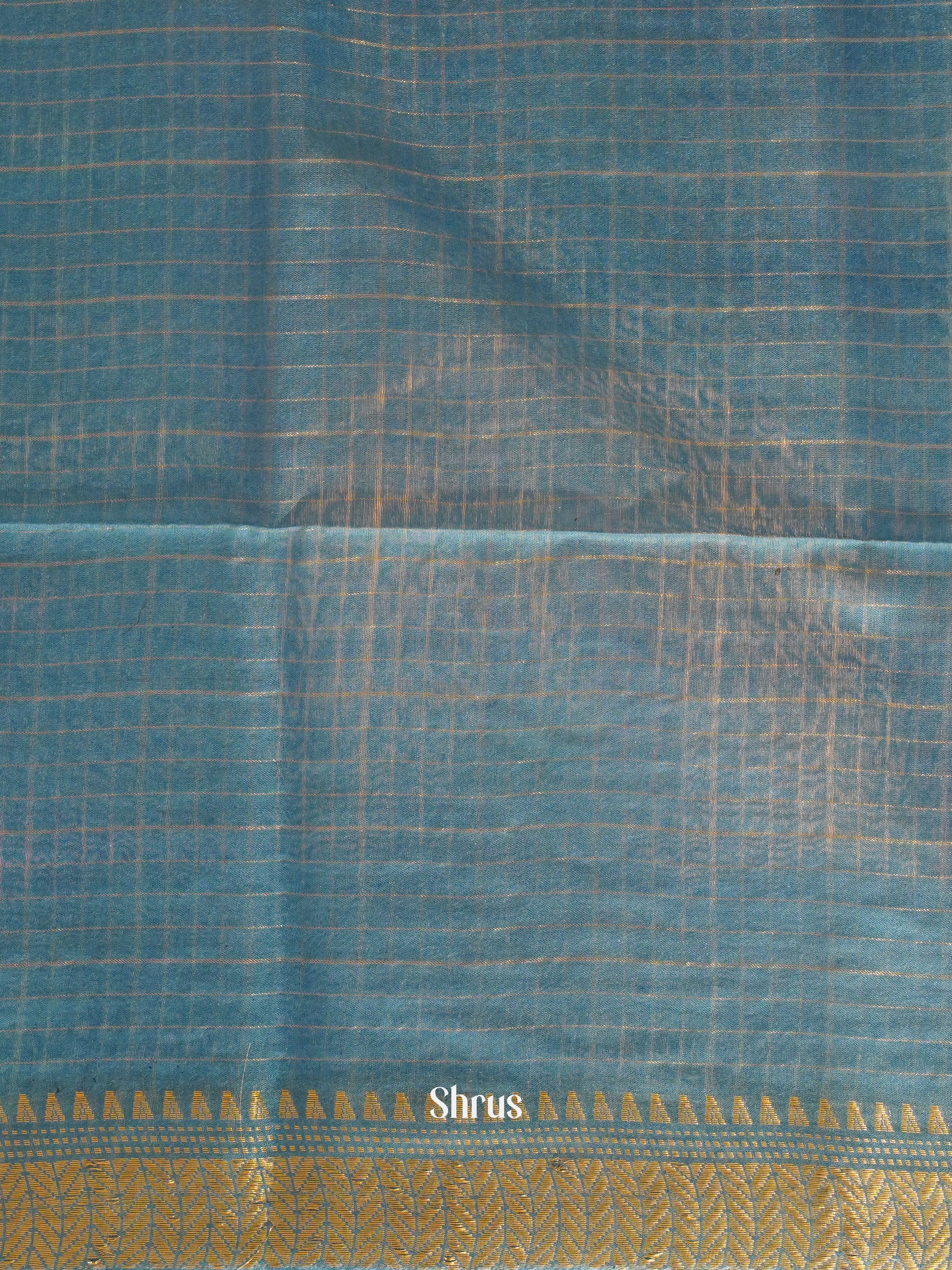 Blue & Light Blue - Shibori Saree - Shop on ShrusEternity.com