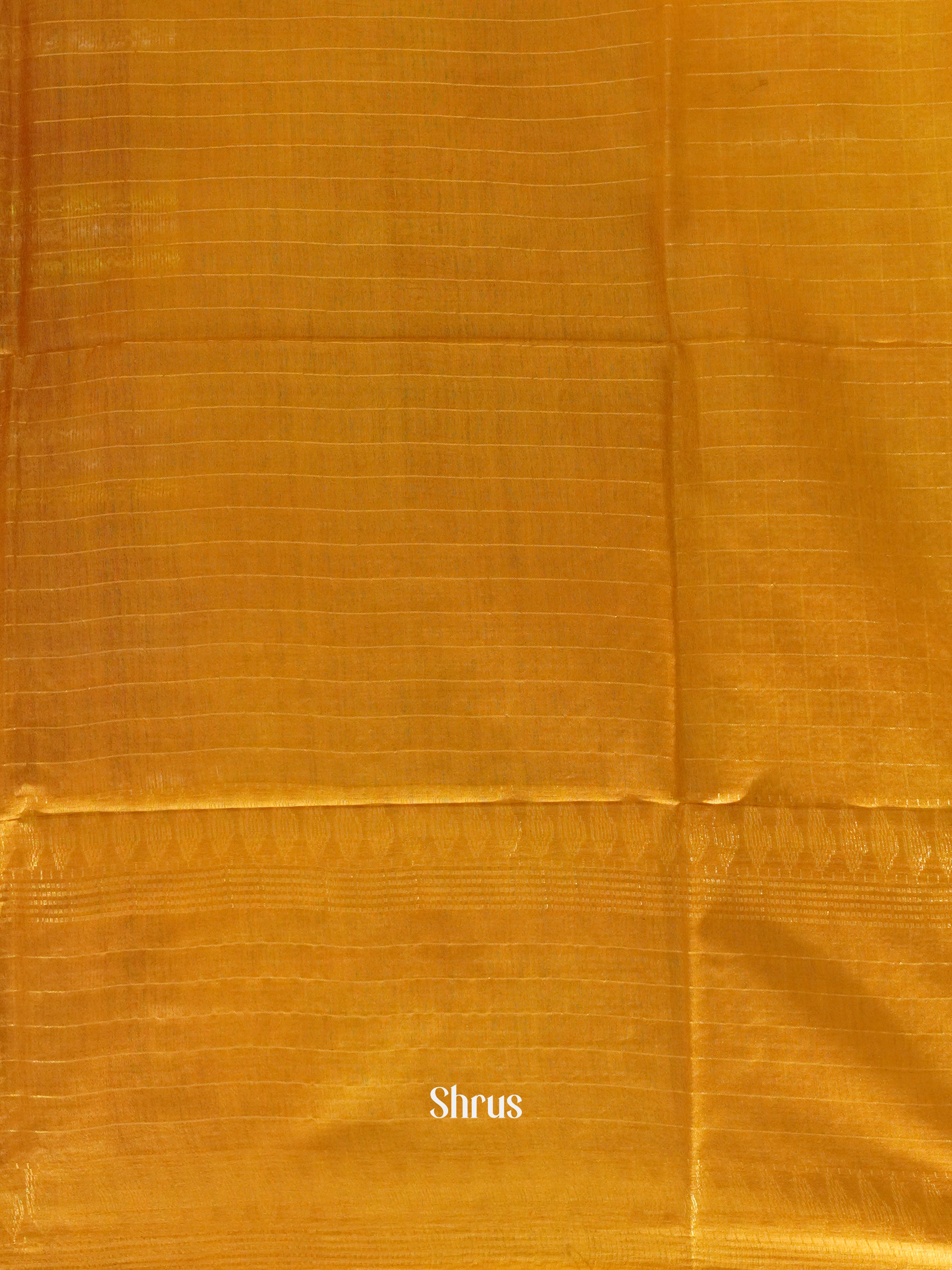 Brown & Yellow- Shibori Saree - Shop on ShrusEternity.com