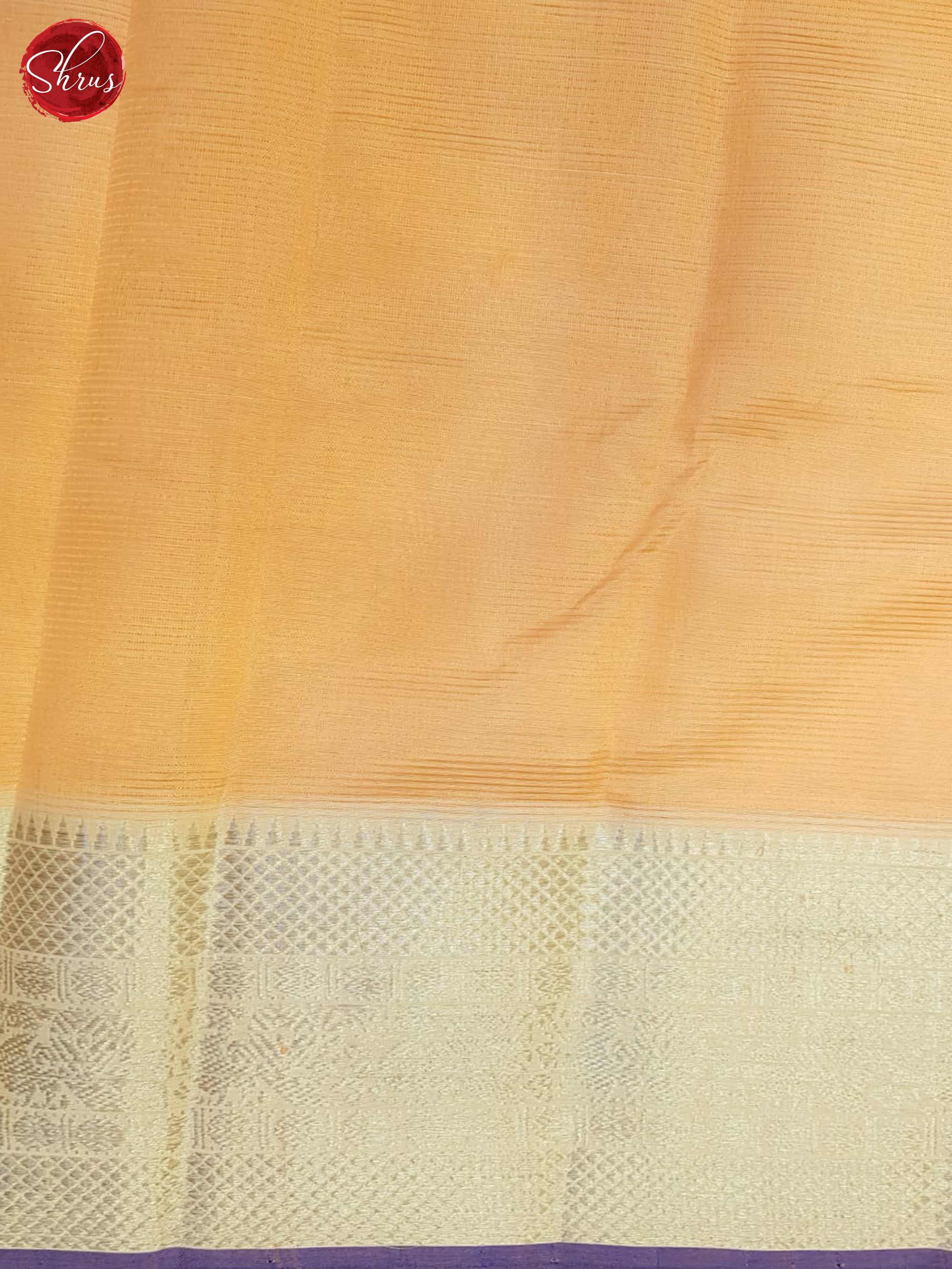 Peach & Purple - Mangalagiri silk Cotton Saree - 3