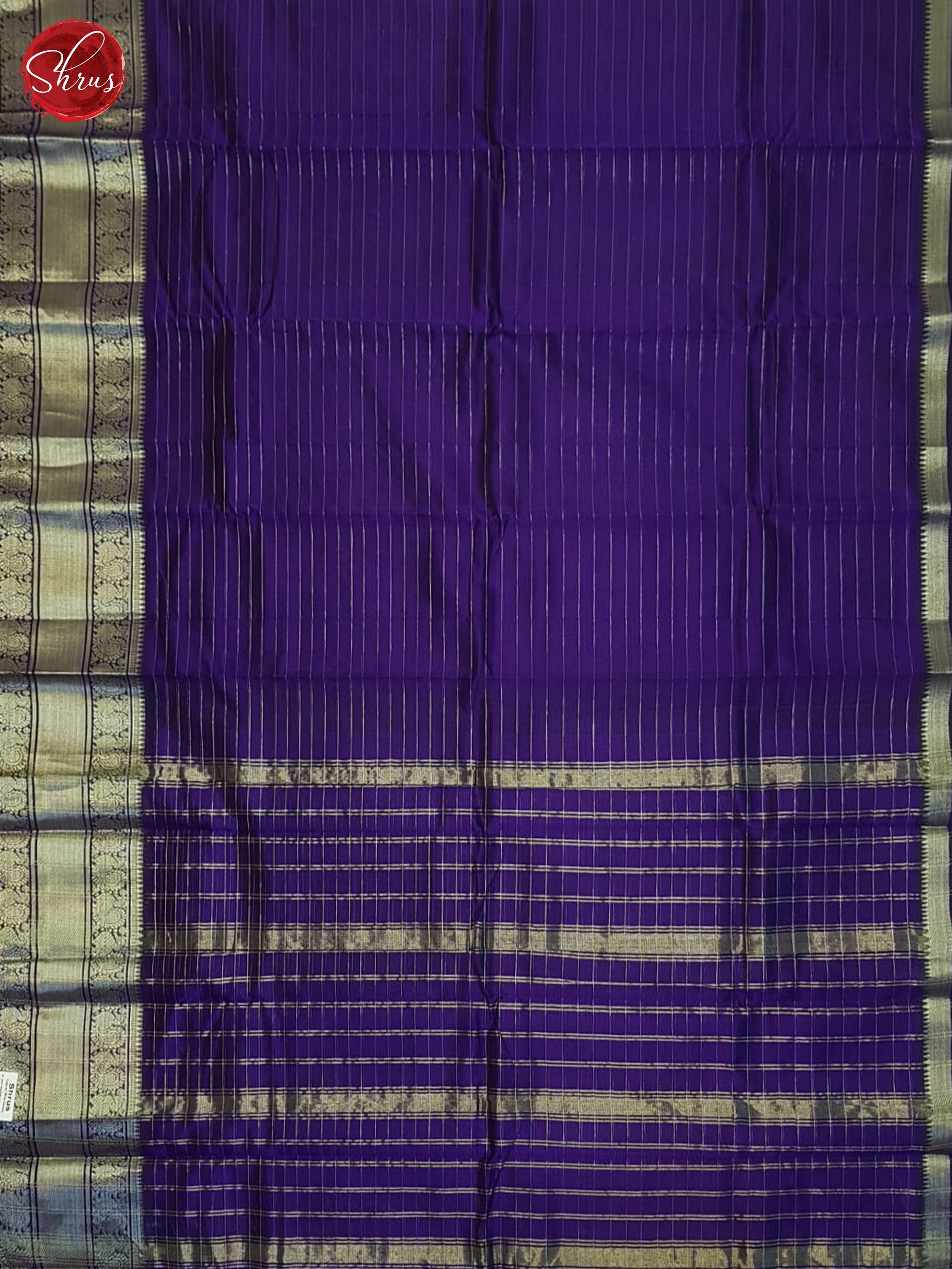 Violet(Single Tone)- Mangalagiri Silk Cotton Saree - Shop on ShrusEternity.com