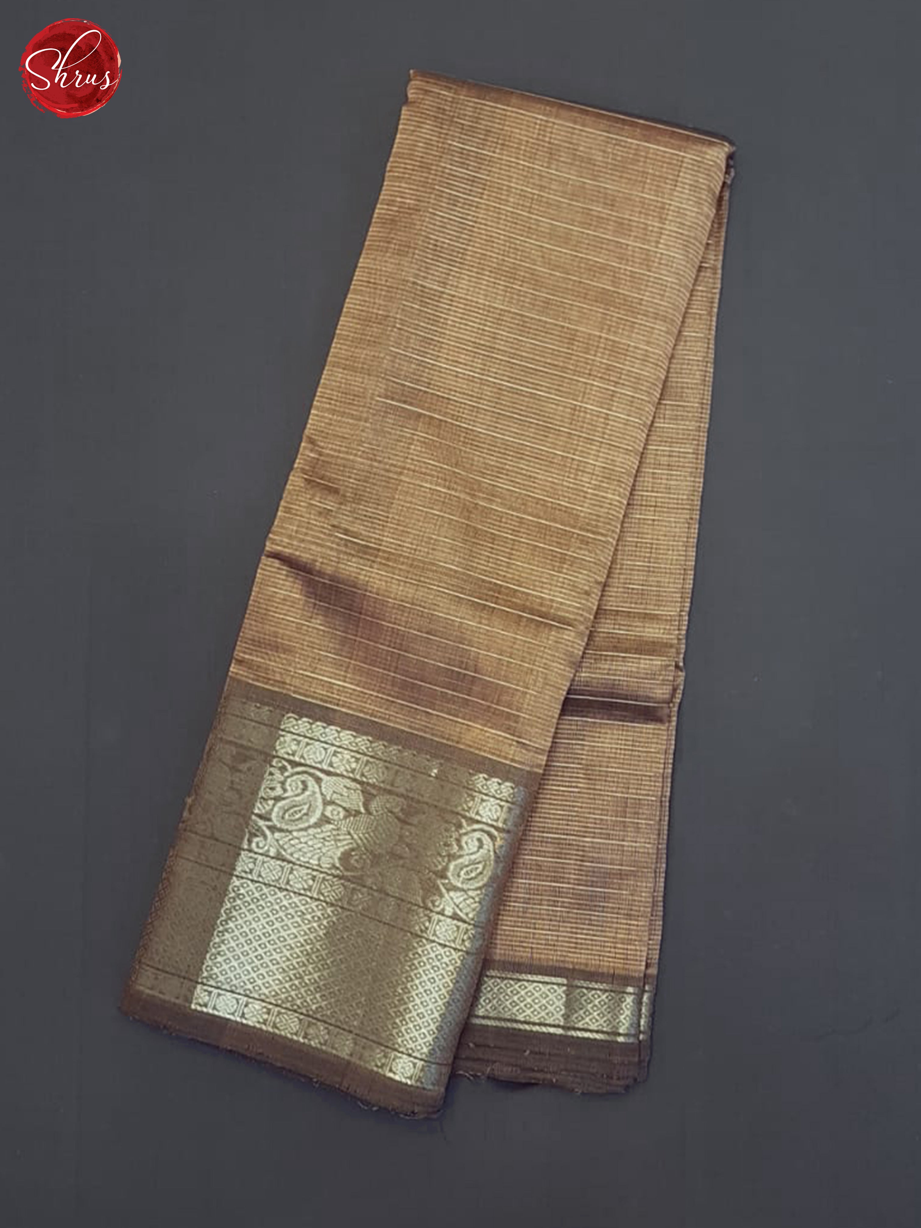Dusty Onion(Single Tone)- Mangalagiri Silk Cotton Saree - Shop on ShrusEternity.com