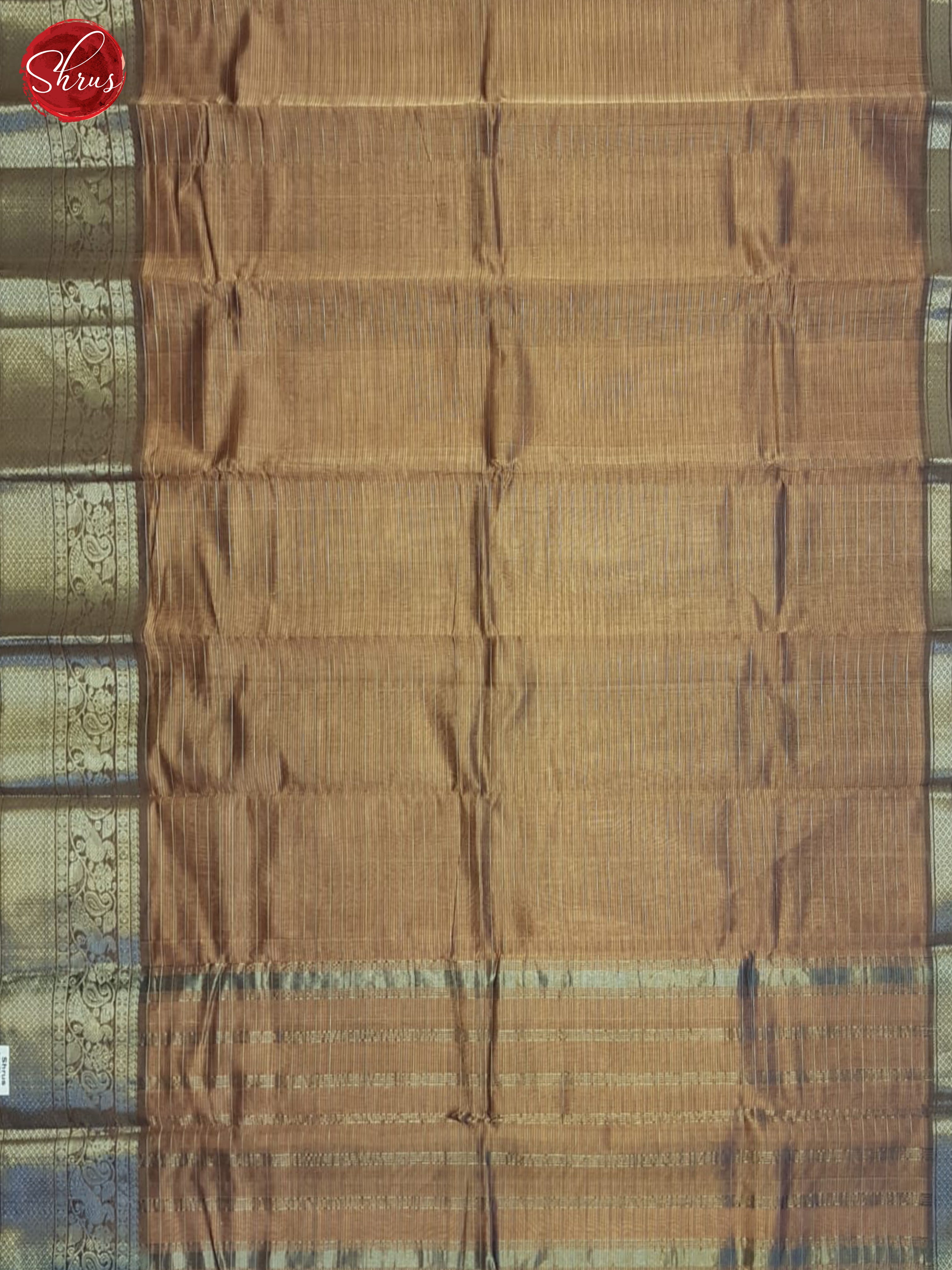 Dusty Onion(Single Tone)- Mangalagiri Silk Cotton Saree - Shop on ShrusEternity.com