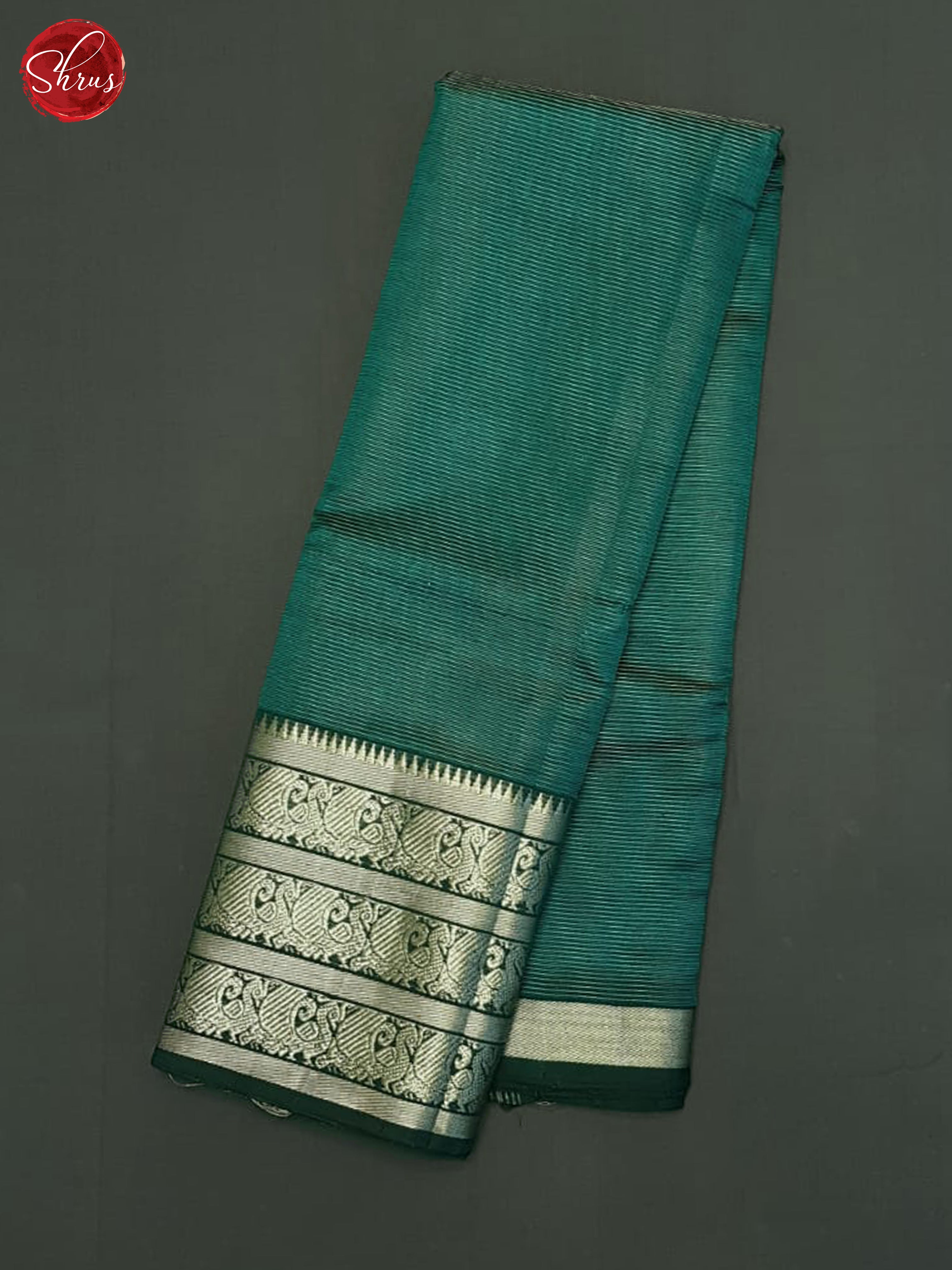 Green(Single Tone)- Mangalagiri Silk Cotton Saree - Shop on ShrusEternity.com