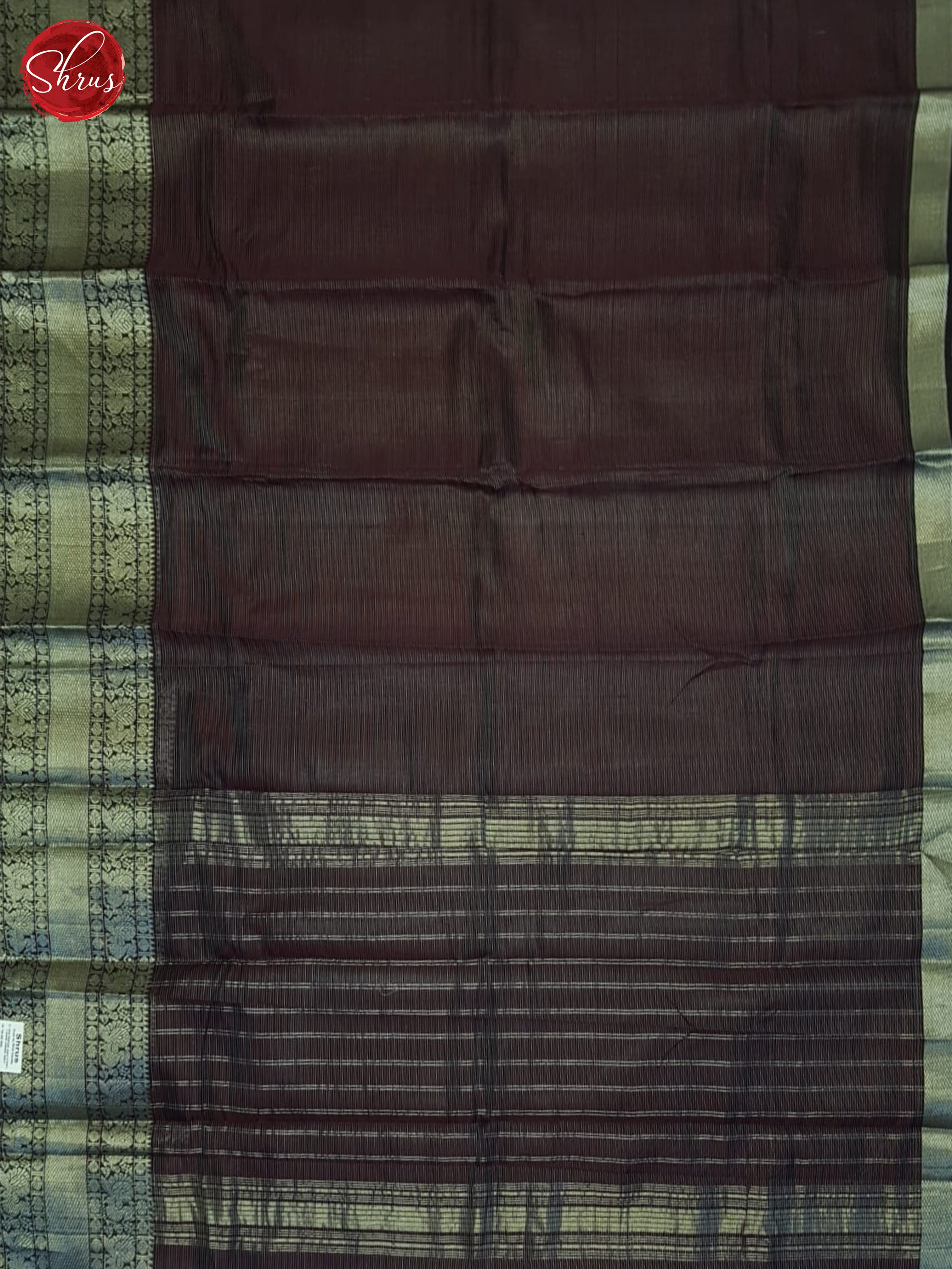 Deep Wine(Single Tone)- Mangalagiri Silk Cotton Saree - Shop on ShrusEternity.com